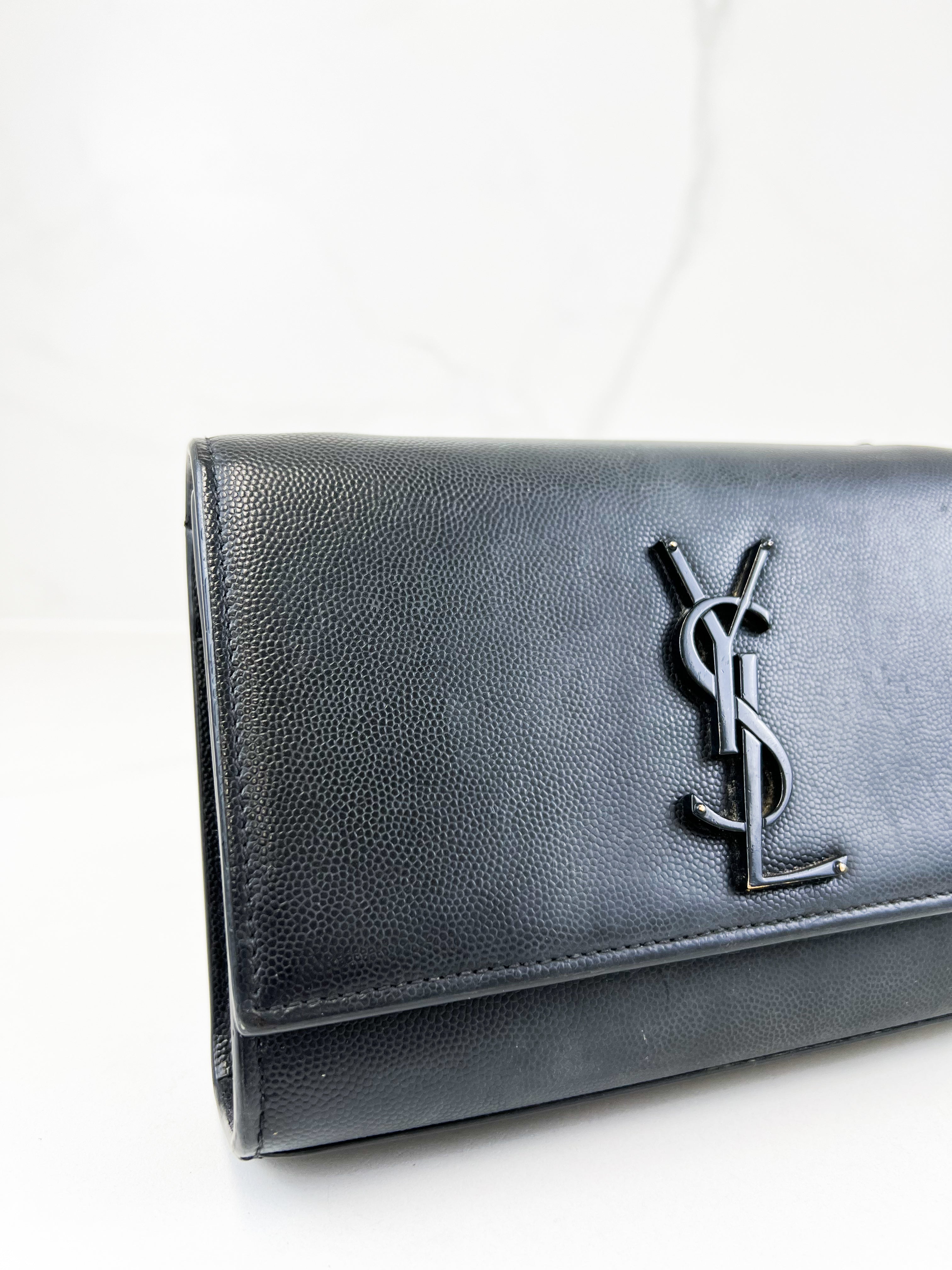Saint Laurent Kate Small Leather Chain Bag