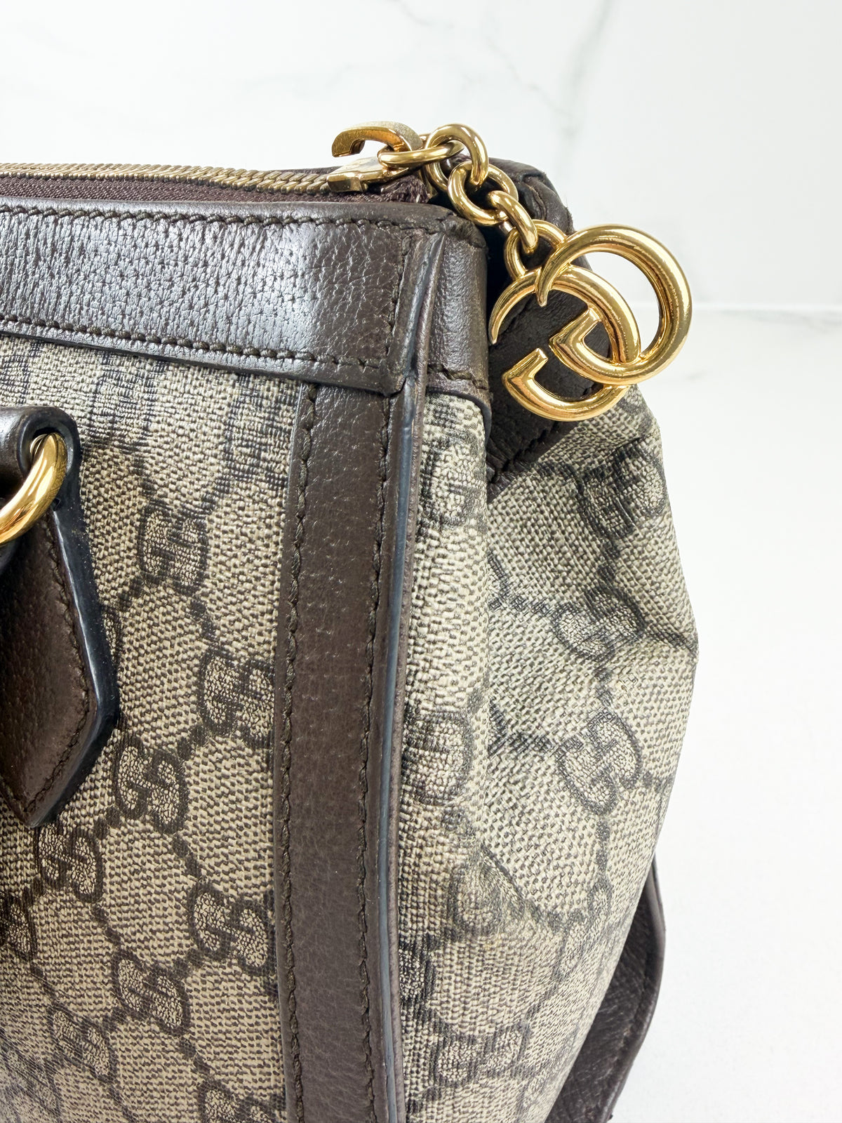 Gucci Small GG Supreme Ophidia Tote Bag