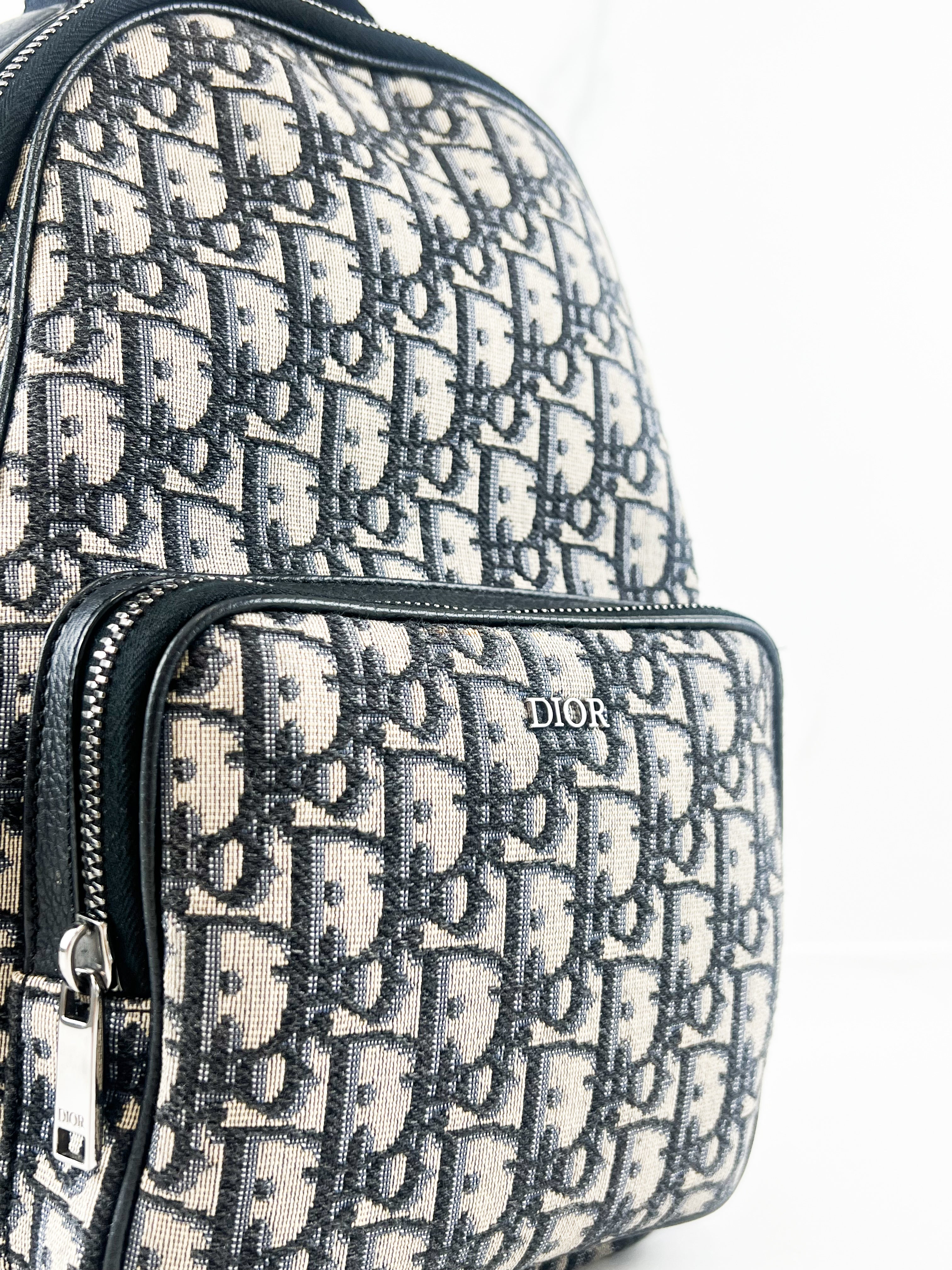 Christian Dior Rider Backpack in Oblique Jacquard