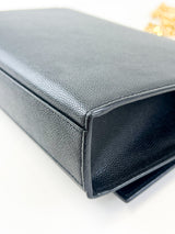 Saint Laurent Black Kate Medium Chain Bag with GHW