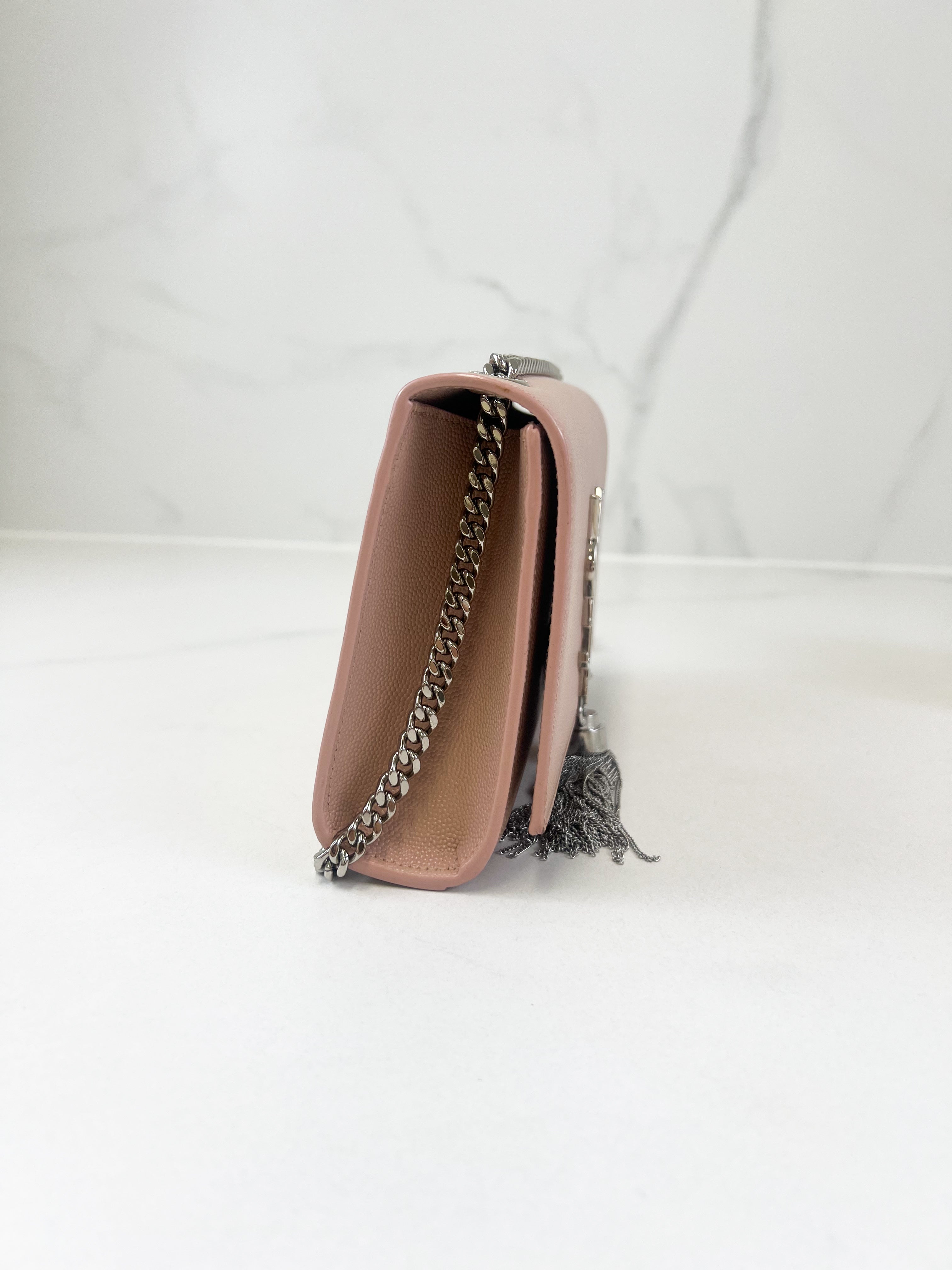 Saint Laurent Kate Tassel Chain Wallet