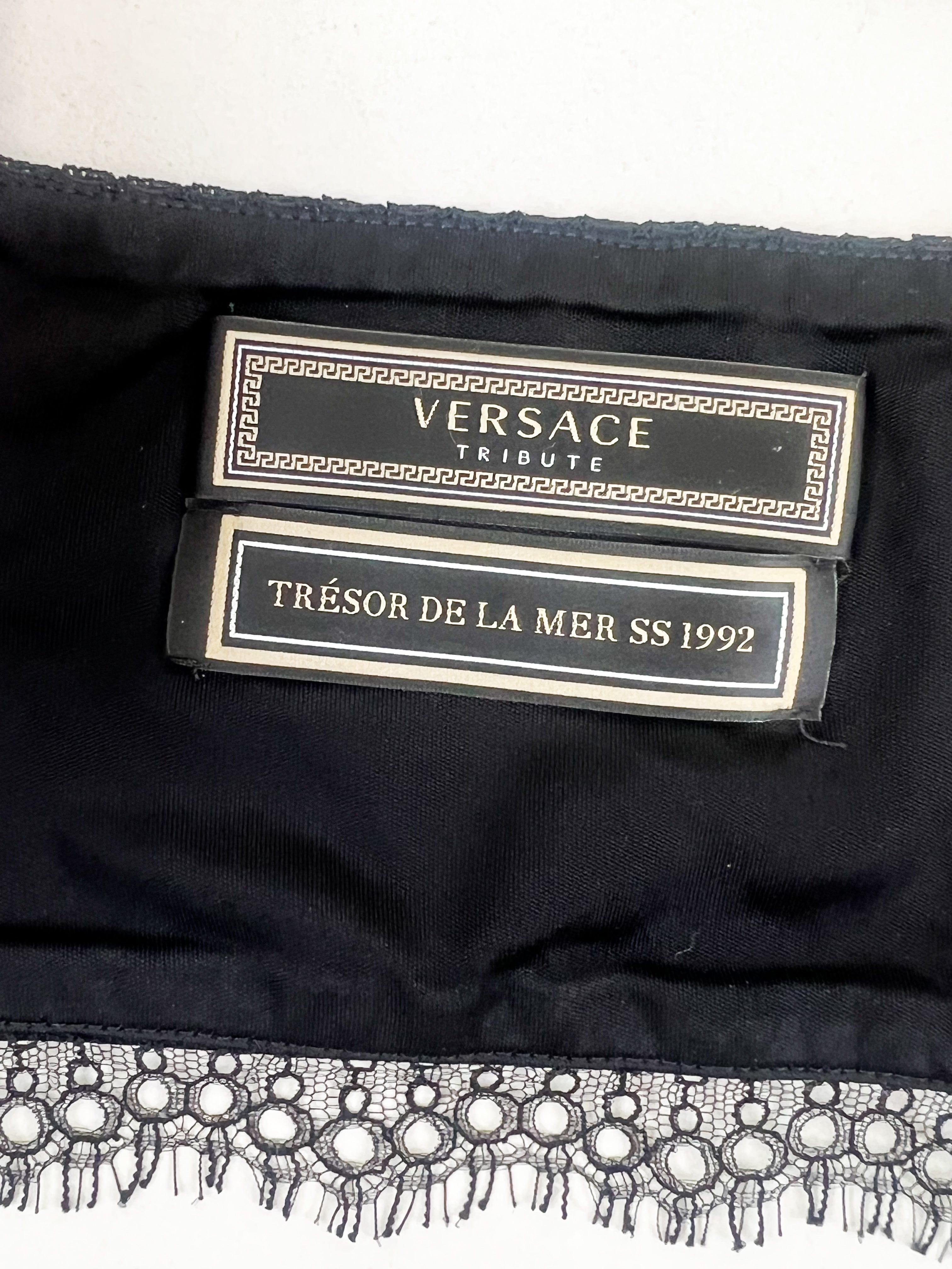 Versace Pleated Printed Silk Twill Mini Skirt & Bustier Set