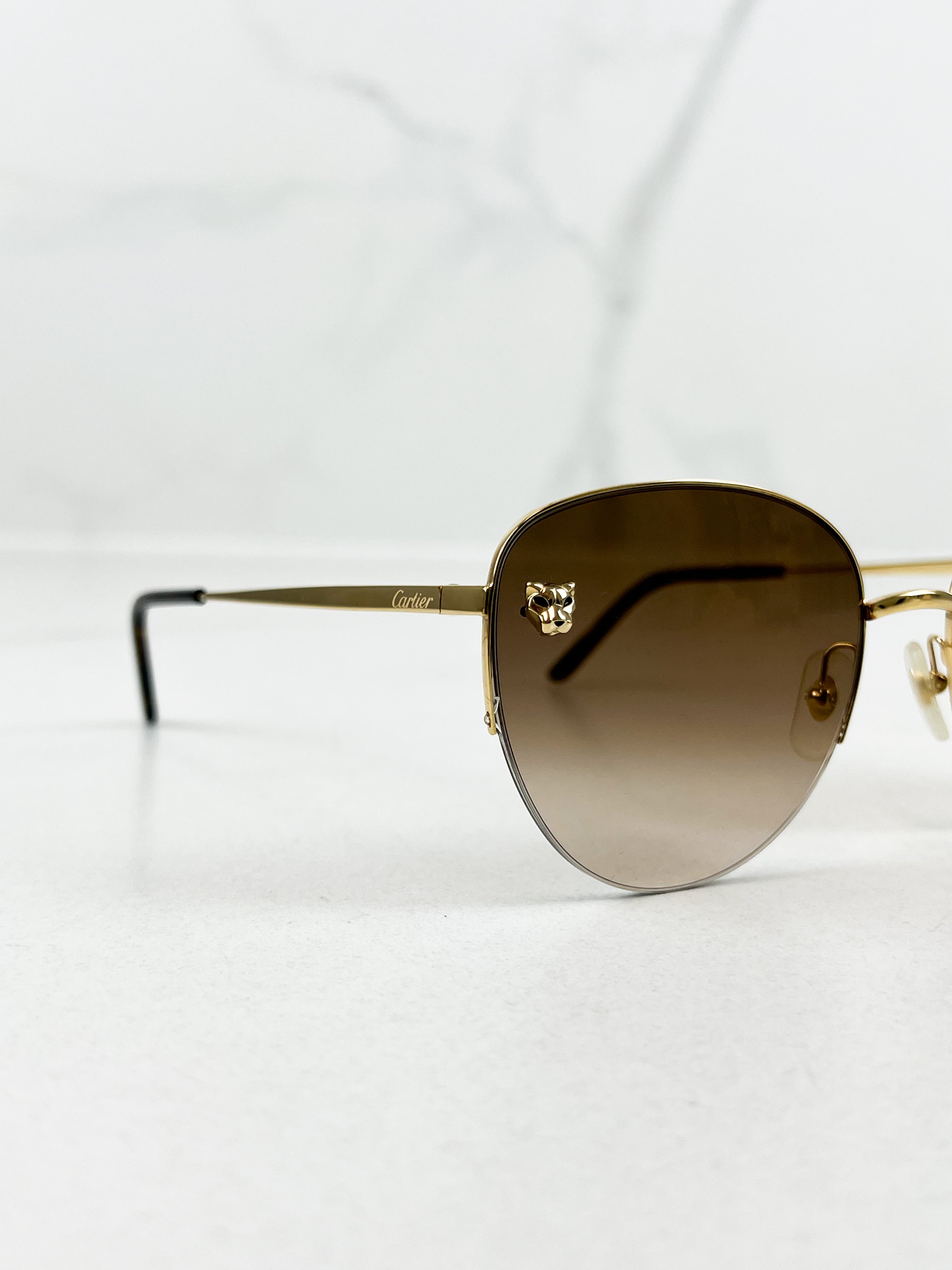 Cartier Panthère de Cartier Cat-Eye Sunglasses