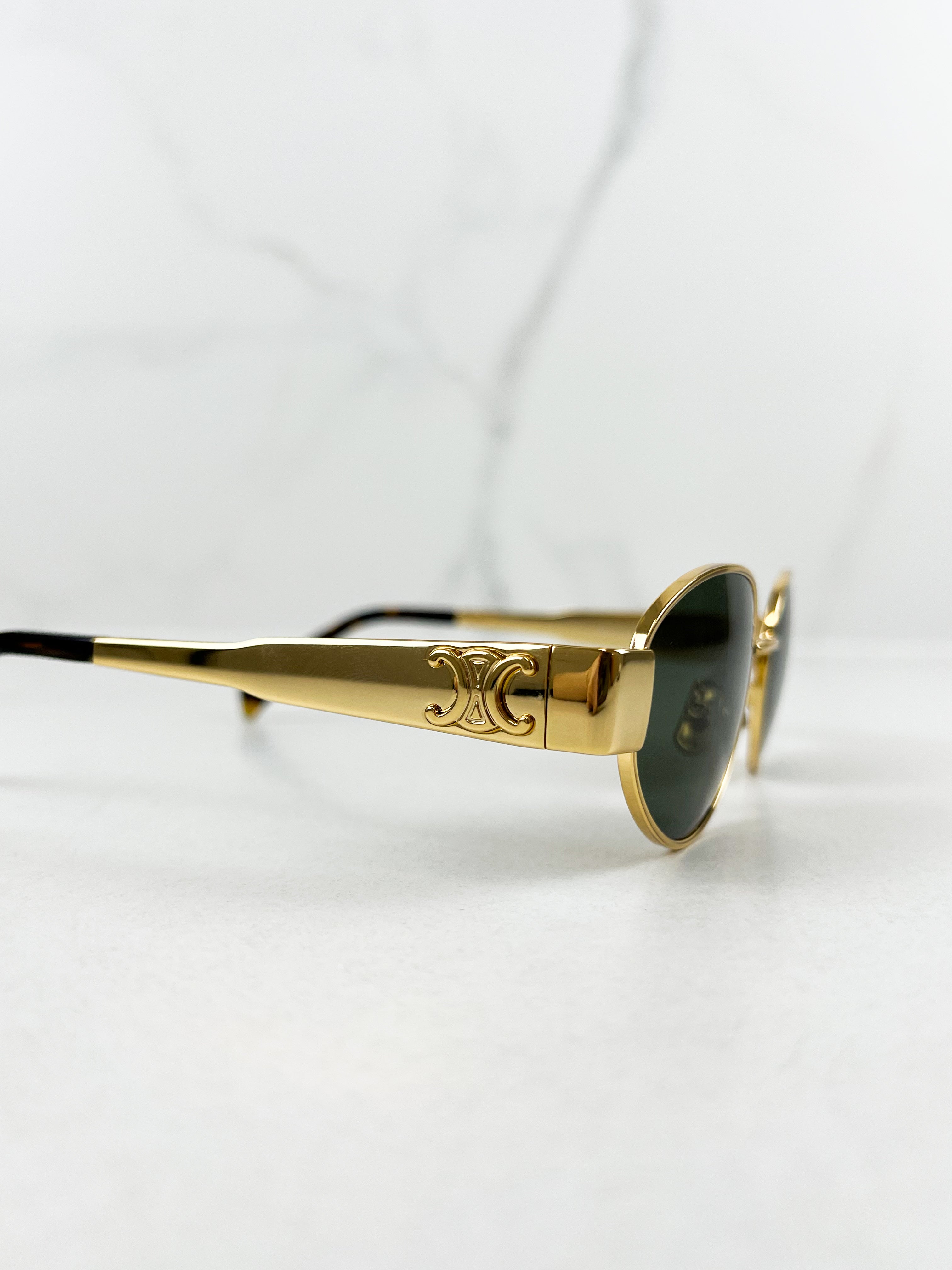 Celine Triomphe Metal Sunglasses