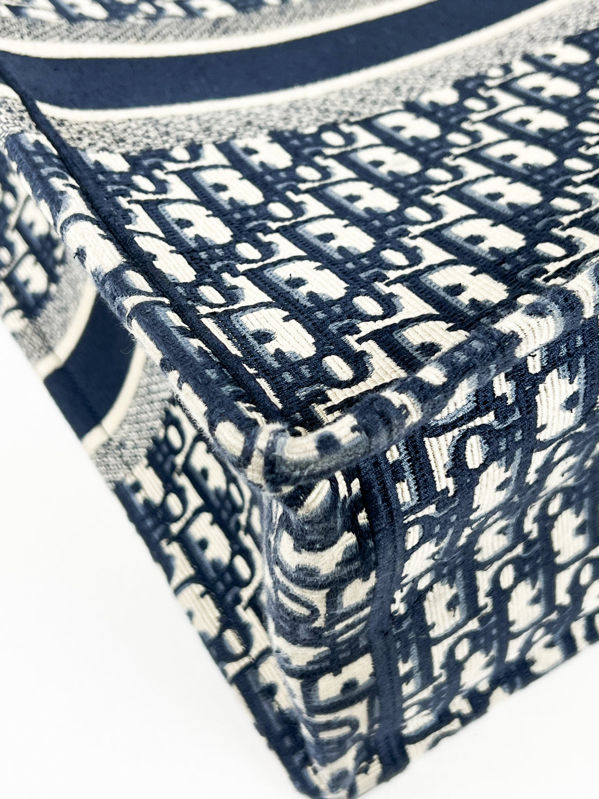 Christian Dior Large Blue Oblique Book Tote