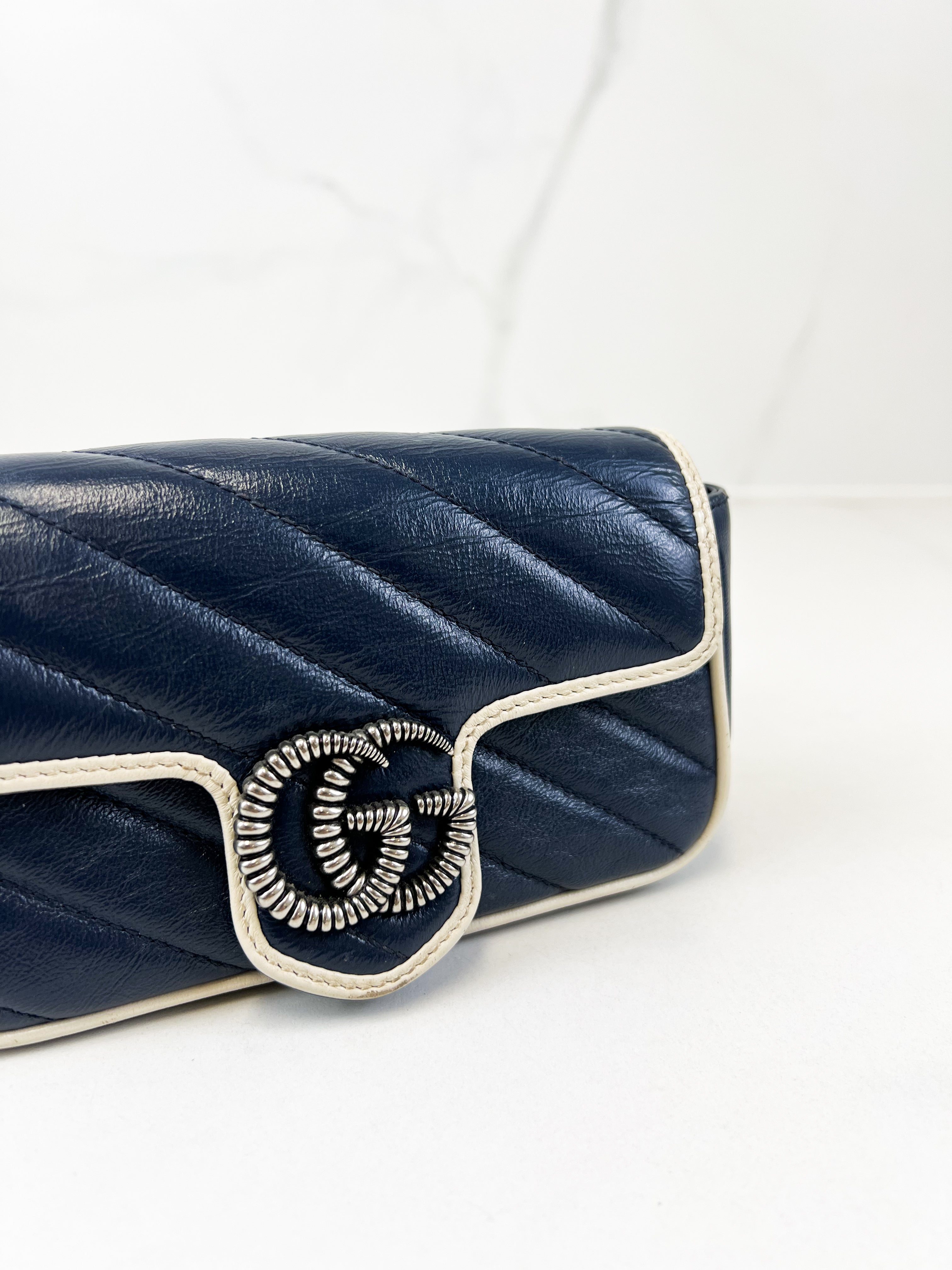 Gucci Marmont Leather crossbody Nano Bag