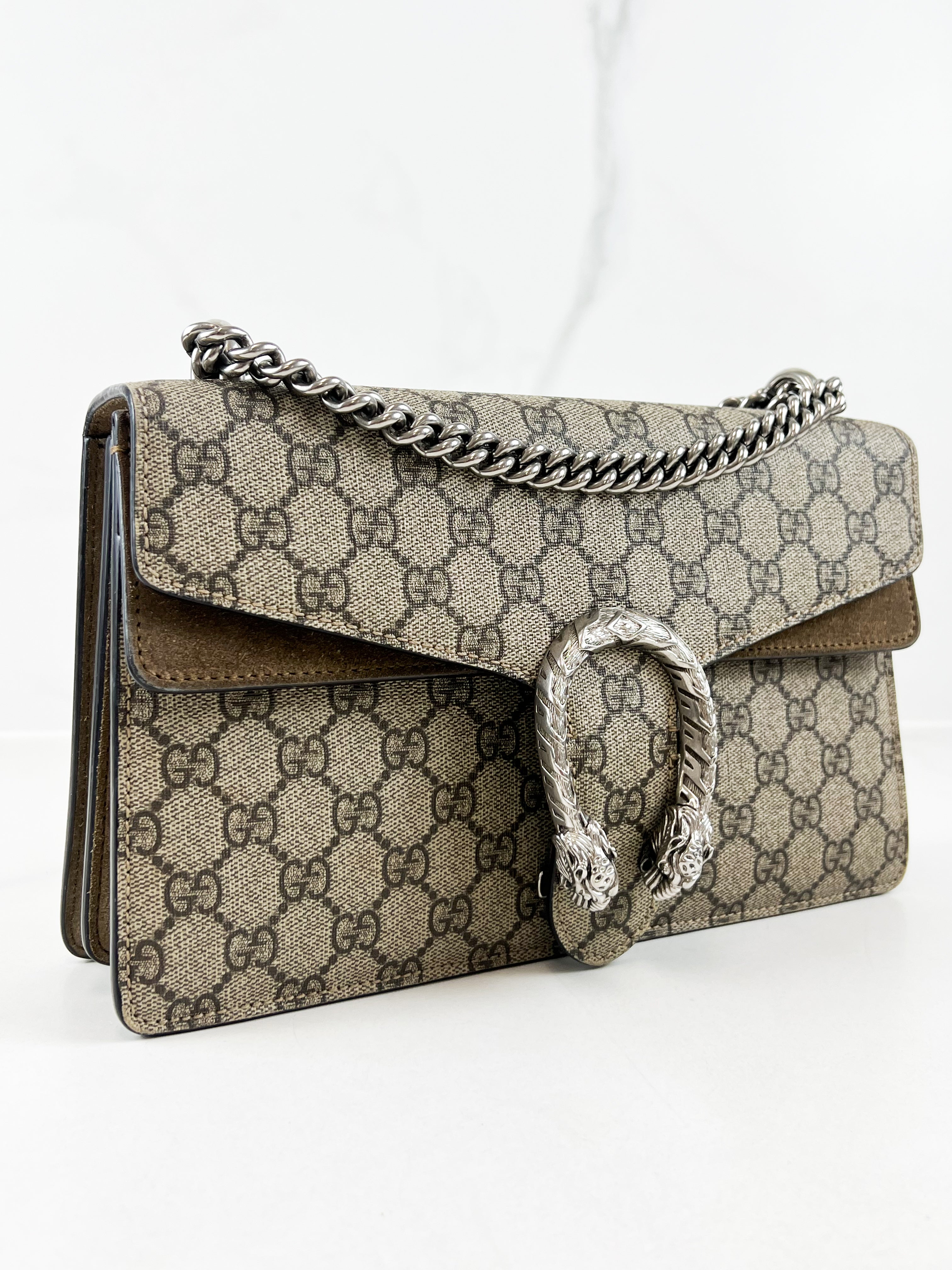 Gucci Small Dionysus GG Supreme Shoulder Bag