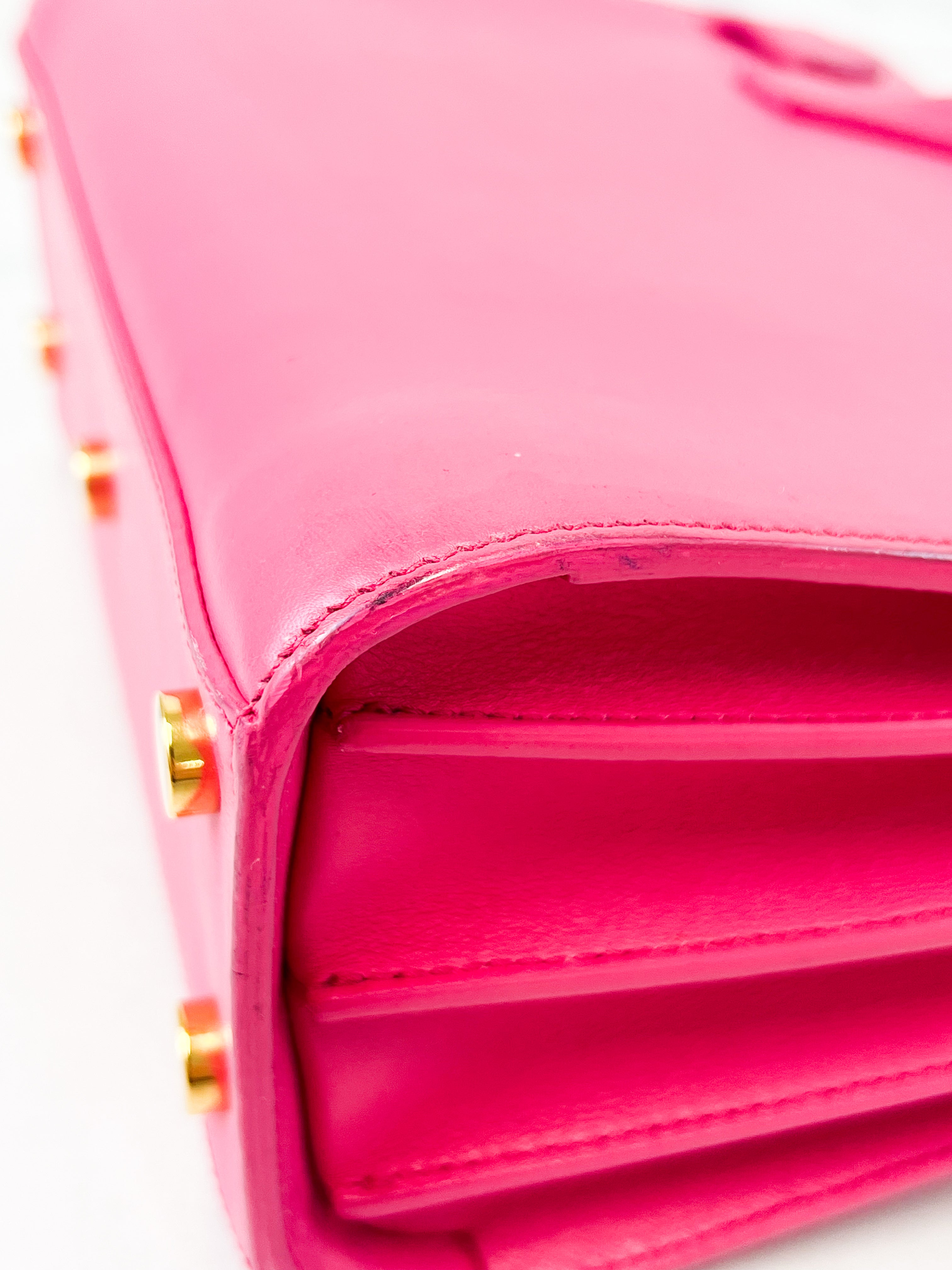 Saint Laurent Nano Sac De Jour in Pink