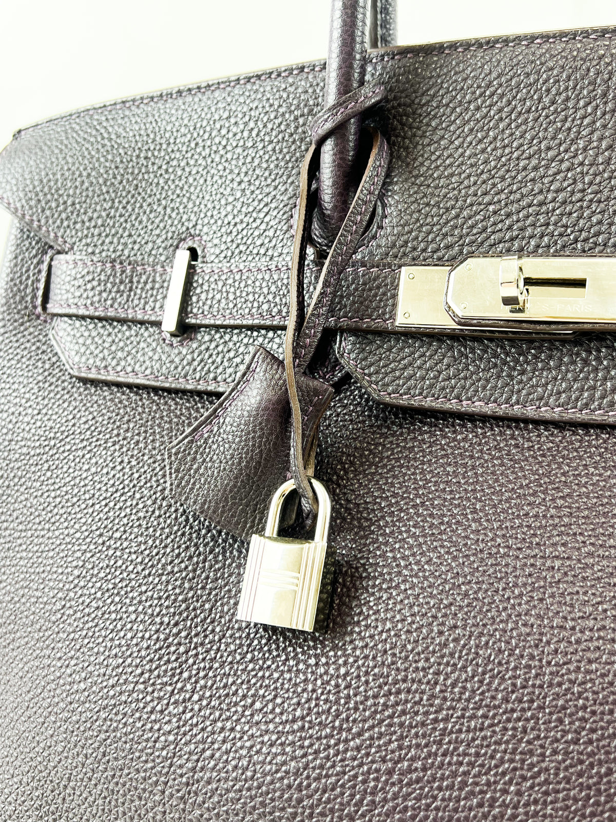 Hermes Togo Raisin Leather Birkin 35 with SHW