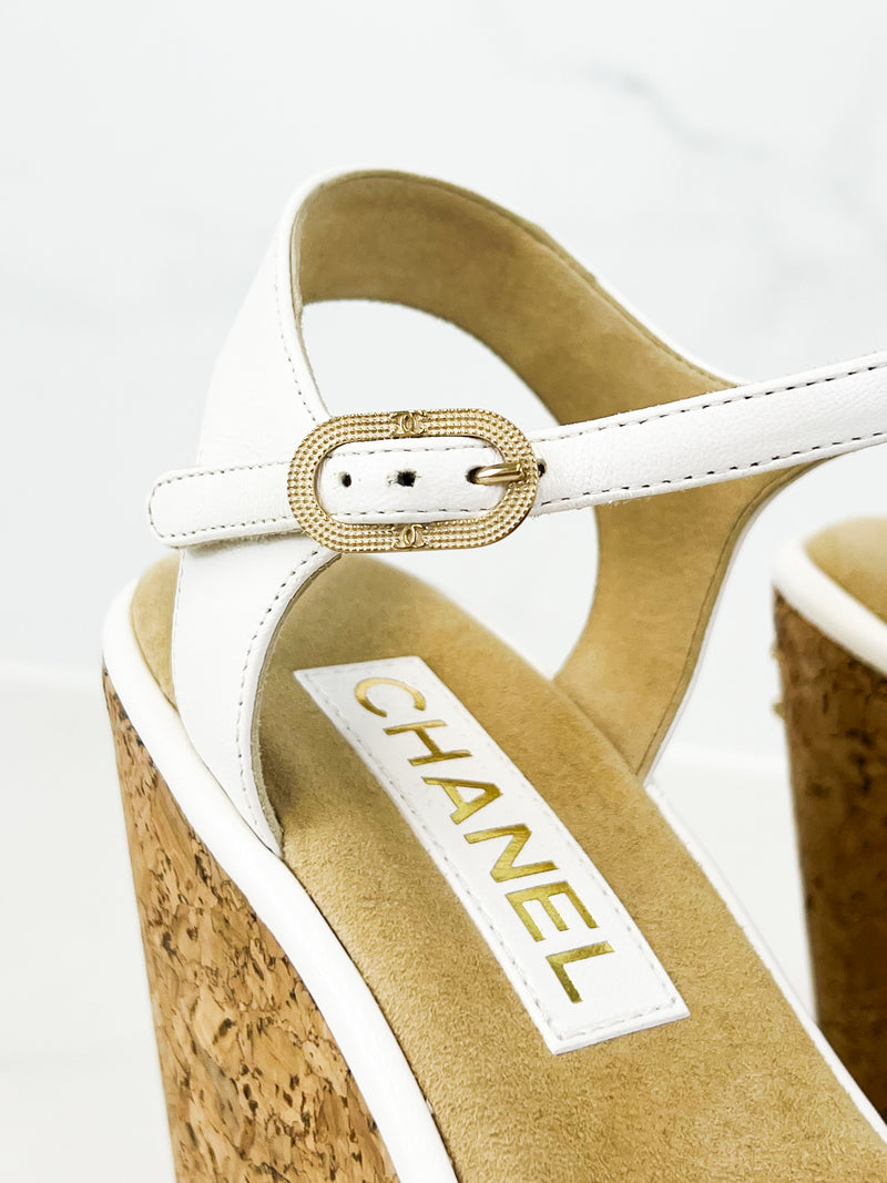 Chanel Wedges Size 38.5