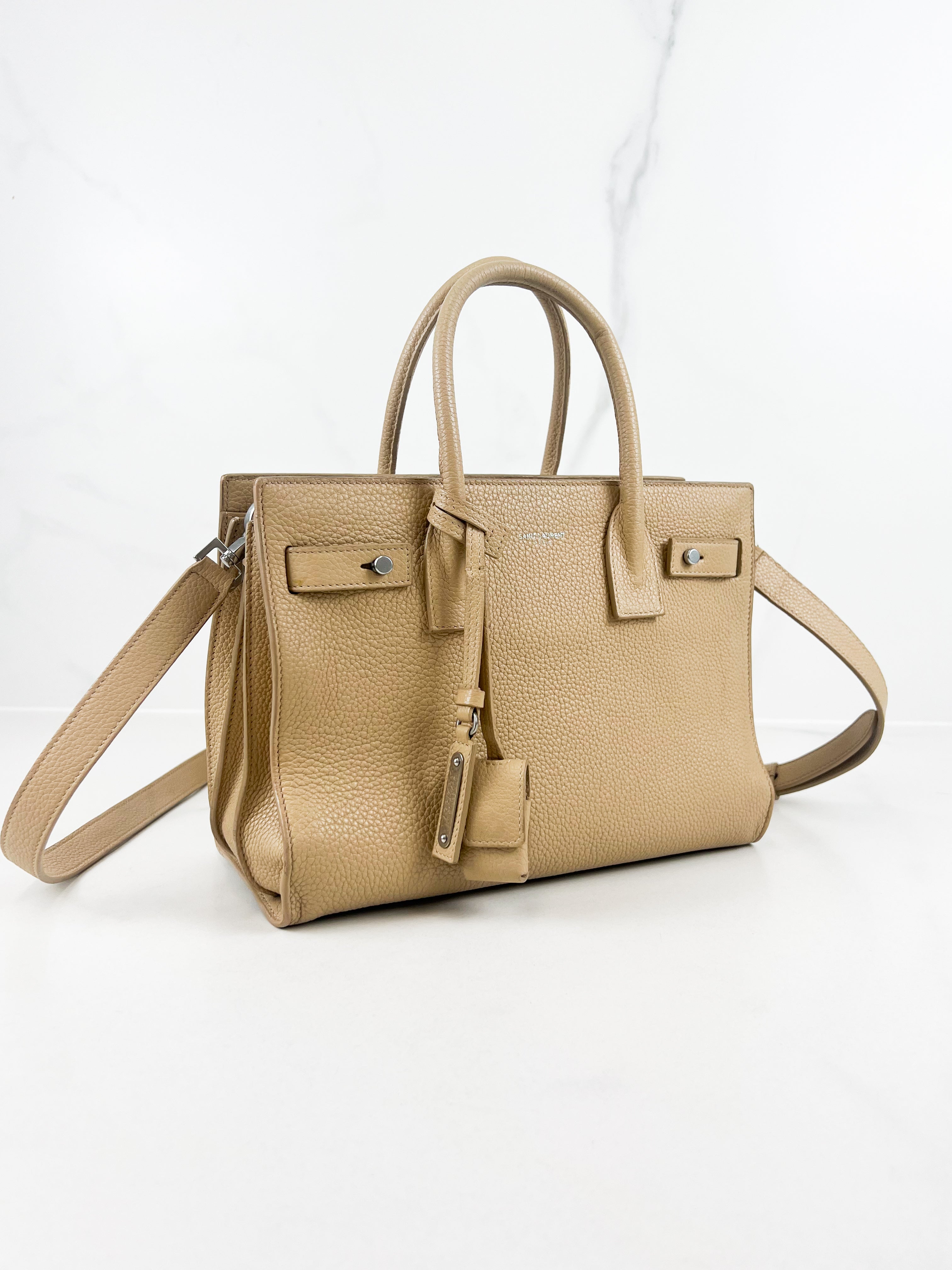 Saint Laurent Sac De Jour in Beige