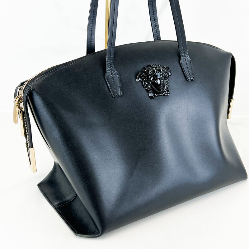 Medusa leather deals tote bag