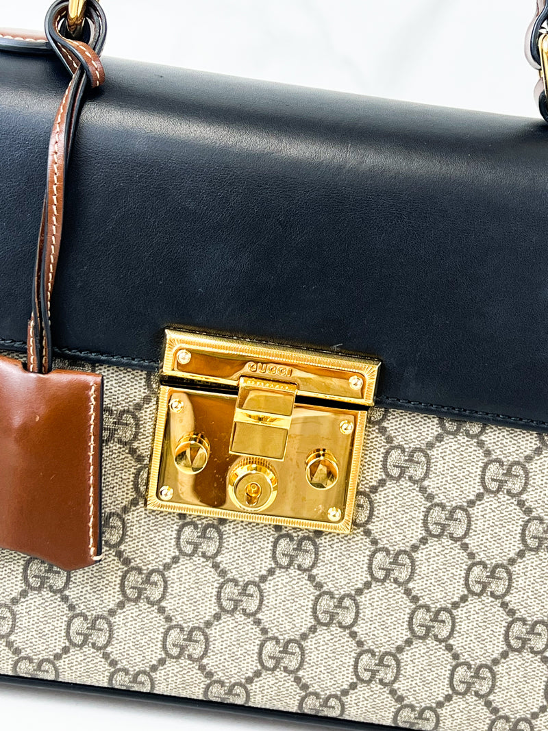 Gucci Padlock GG Supreme Top Handle