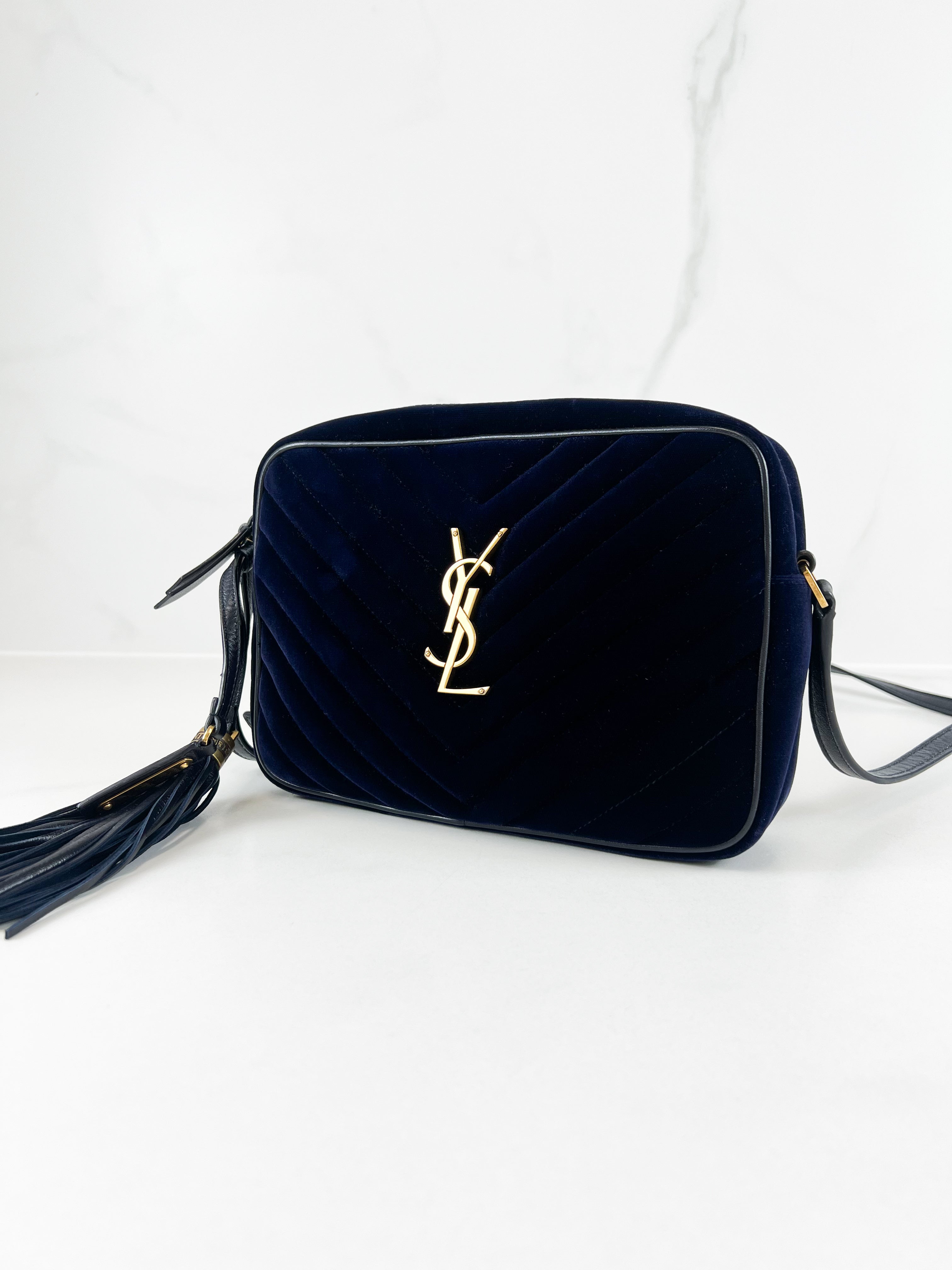 Saint Laurent Velvet Lou Camera Bag