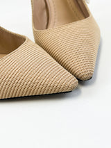 Christian Dior Nude Slingback Pumps Size 39