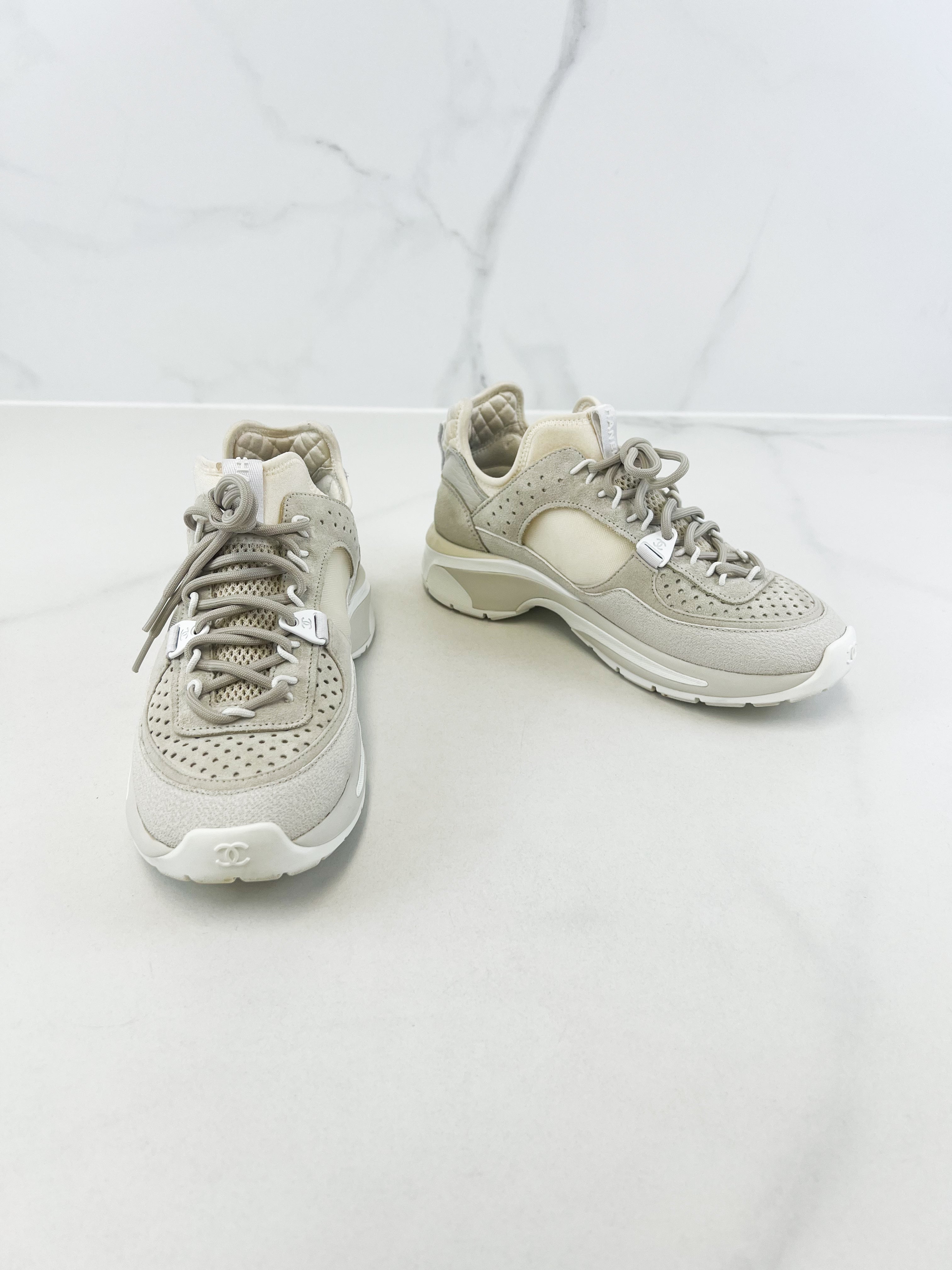 Chanel Low Top CC Sneaker Size 36