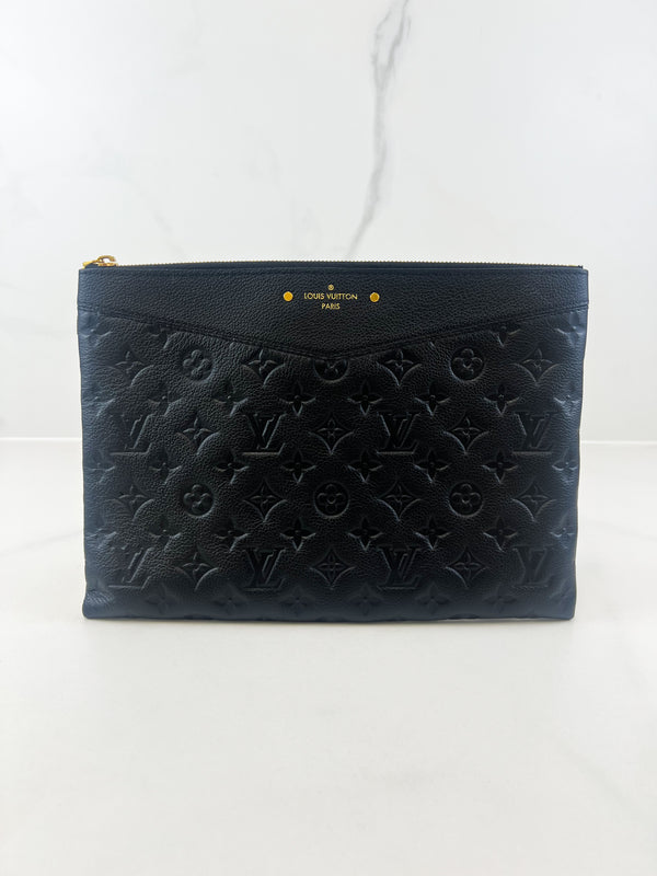 Louis Vuitton Monogram Empreinte Leather Daily Pouch