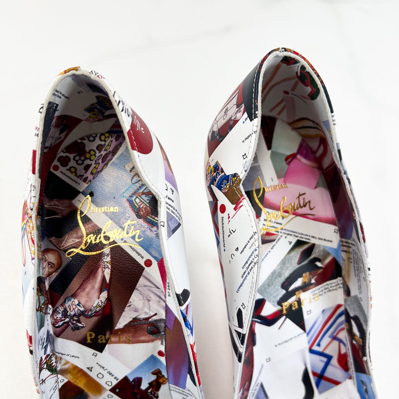 Christian Louboutin Hot Chick 100 in Multi Print Size 37