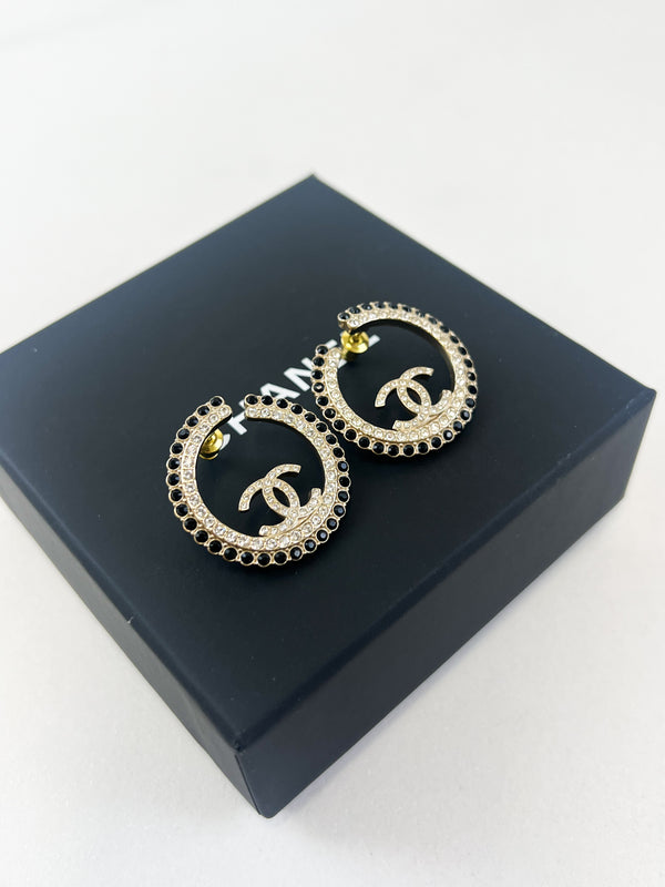 Chanel CC Large Studs