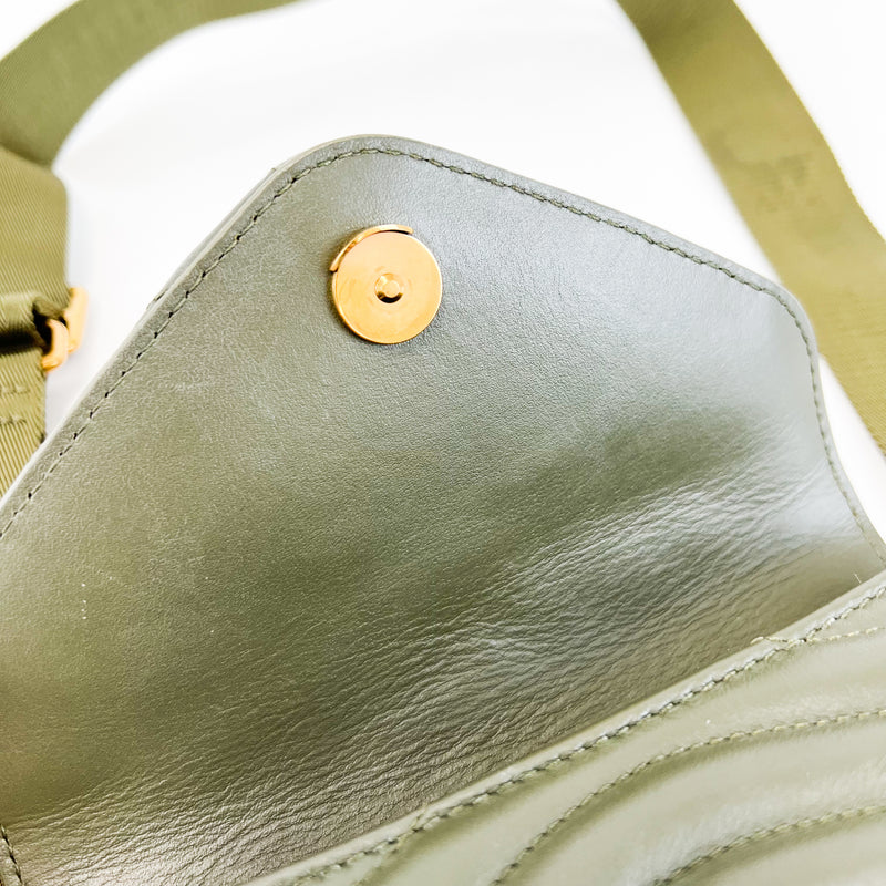 Louis Vuitton Khaki New Wave Chain Shoulder Bag