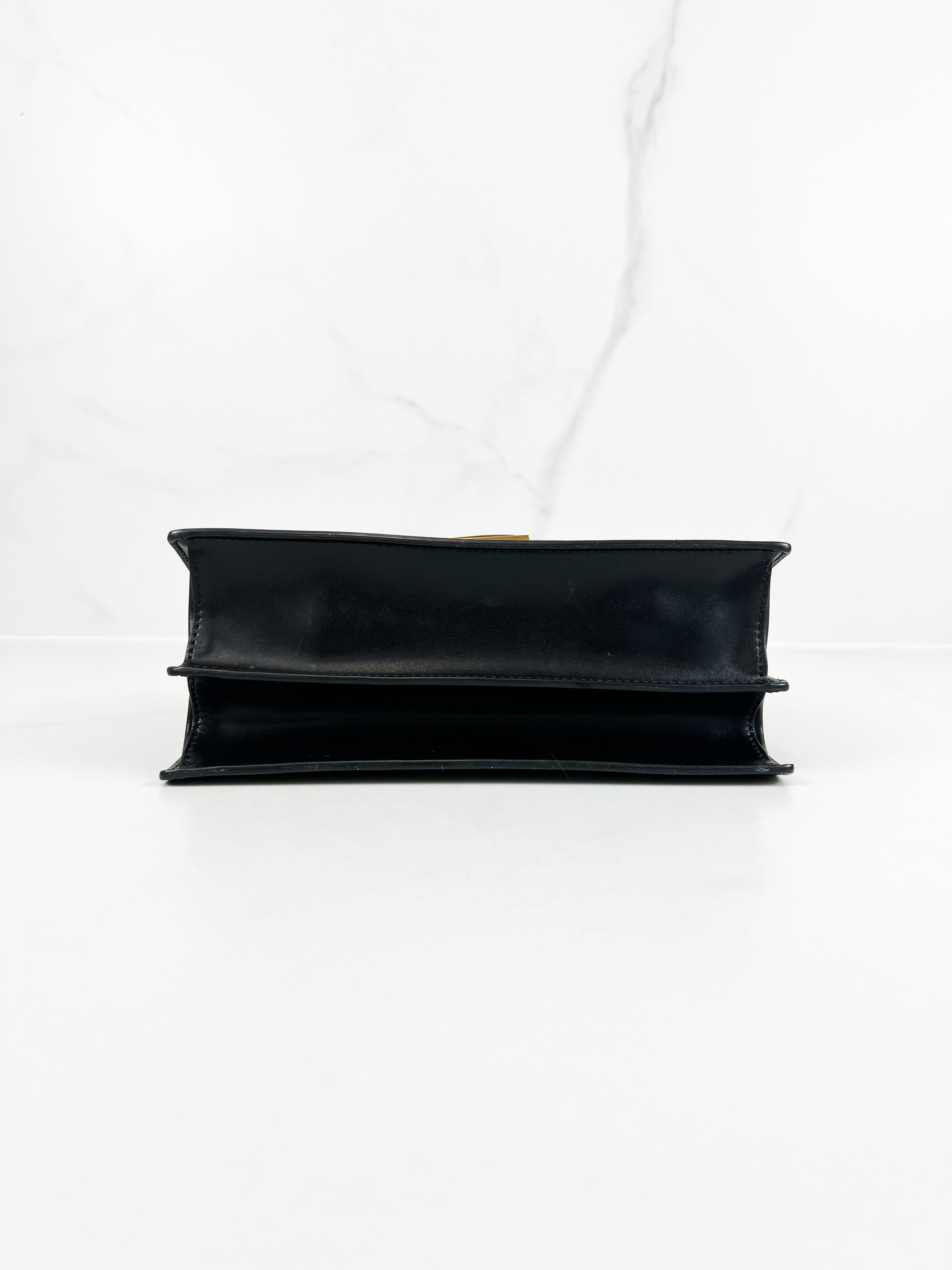 Fendi Kan I Medium Embossed Shoulder Flap Bag