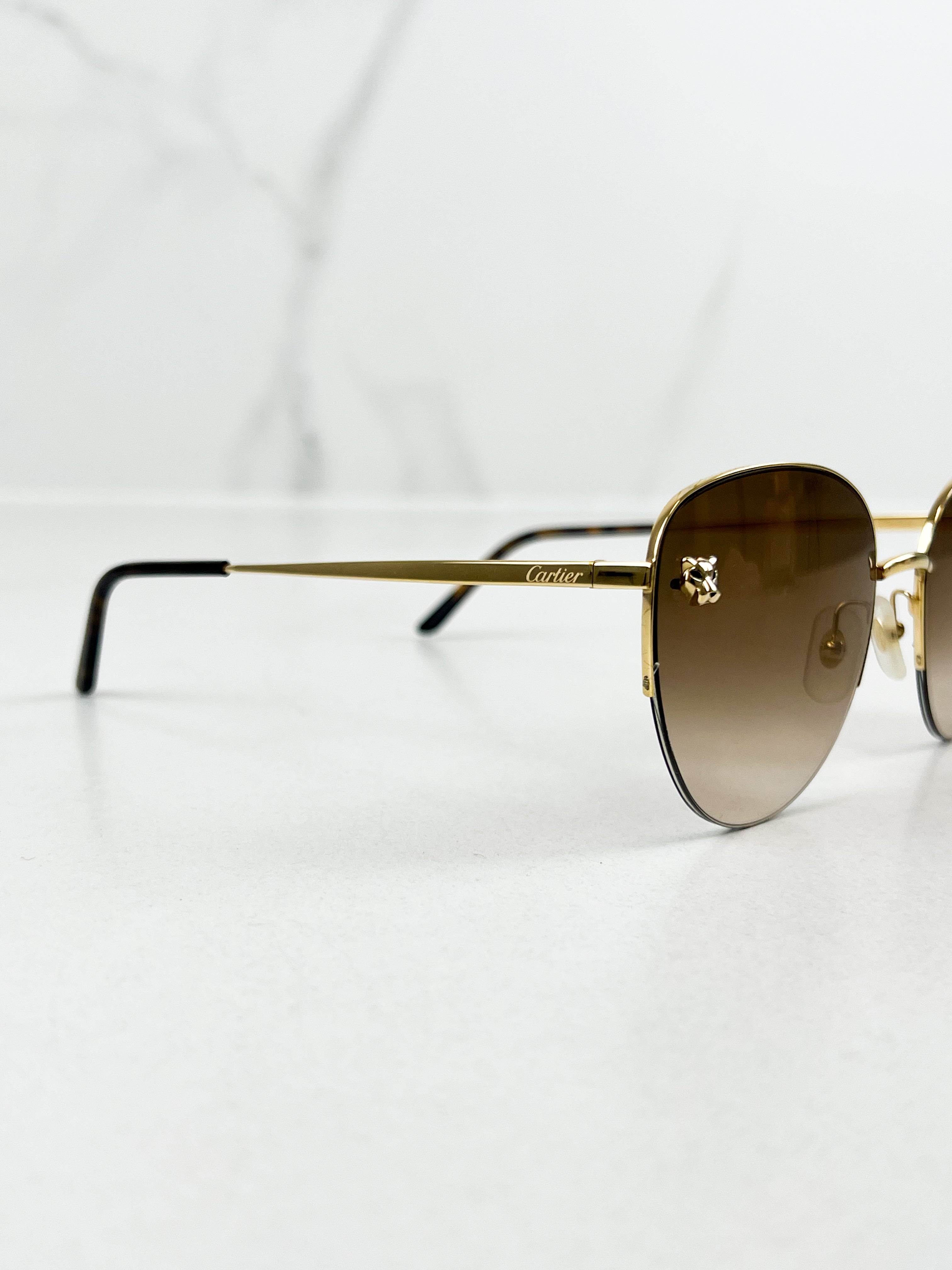 Cartier Panthère de Cartier Cat-Eye Sunglasses