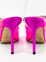 Jimmy Choo Bing 100 Pink Mule Size 40