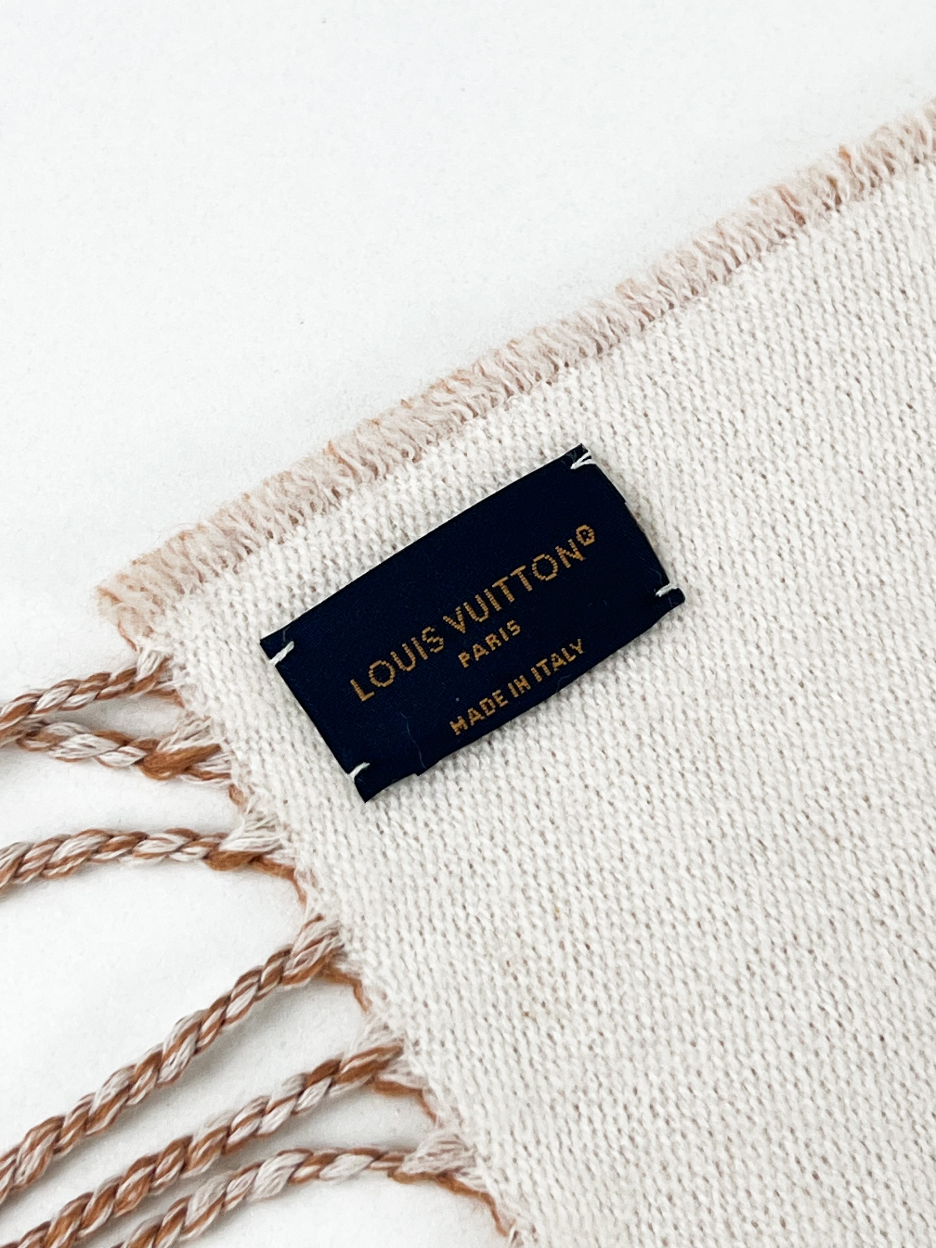 Louis Vuitton Reykjavik Scarf in Sable Beige