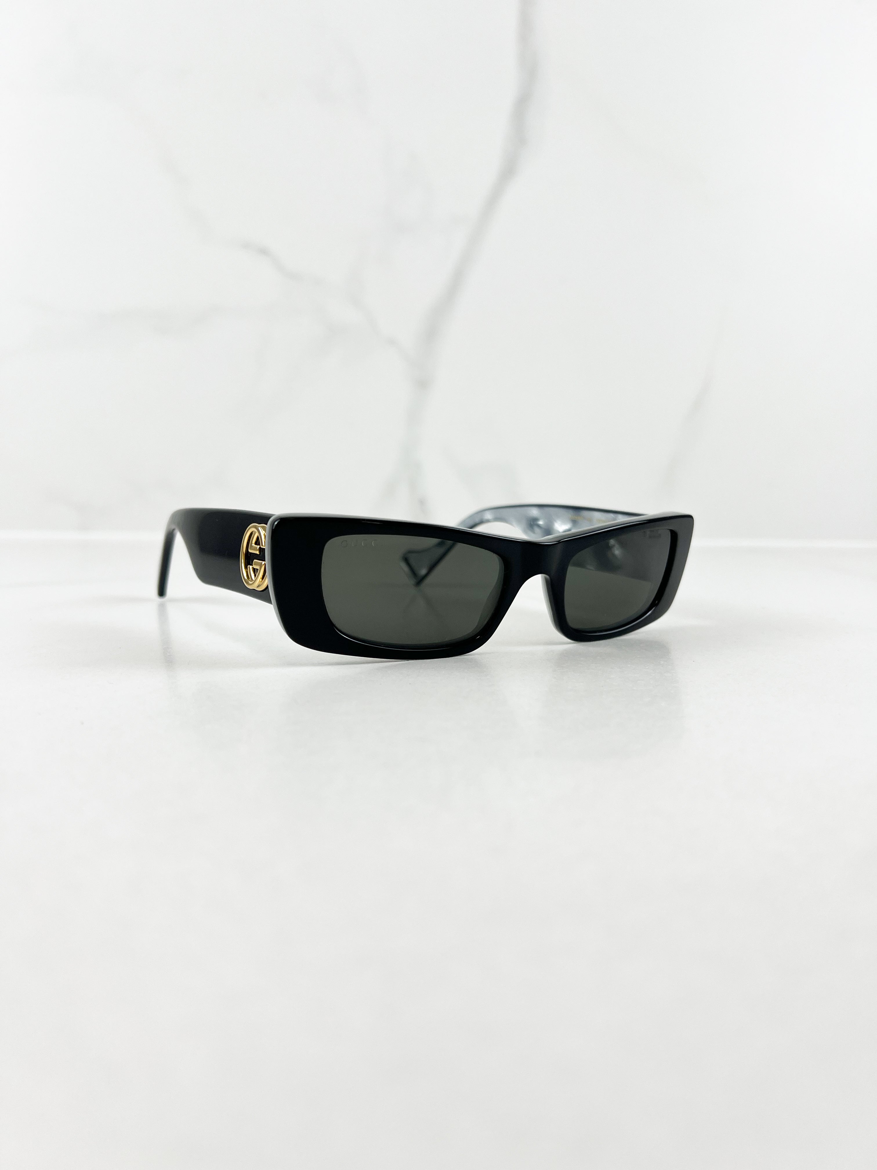 Gucci GG Logo Black Sunglasses