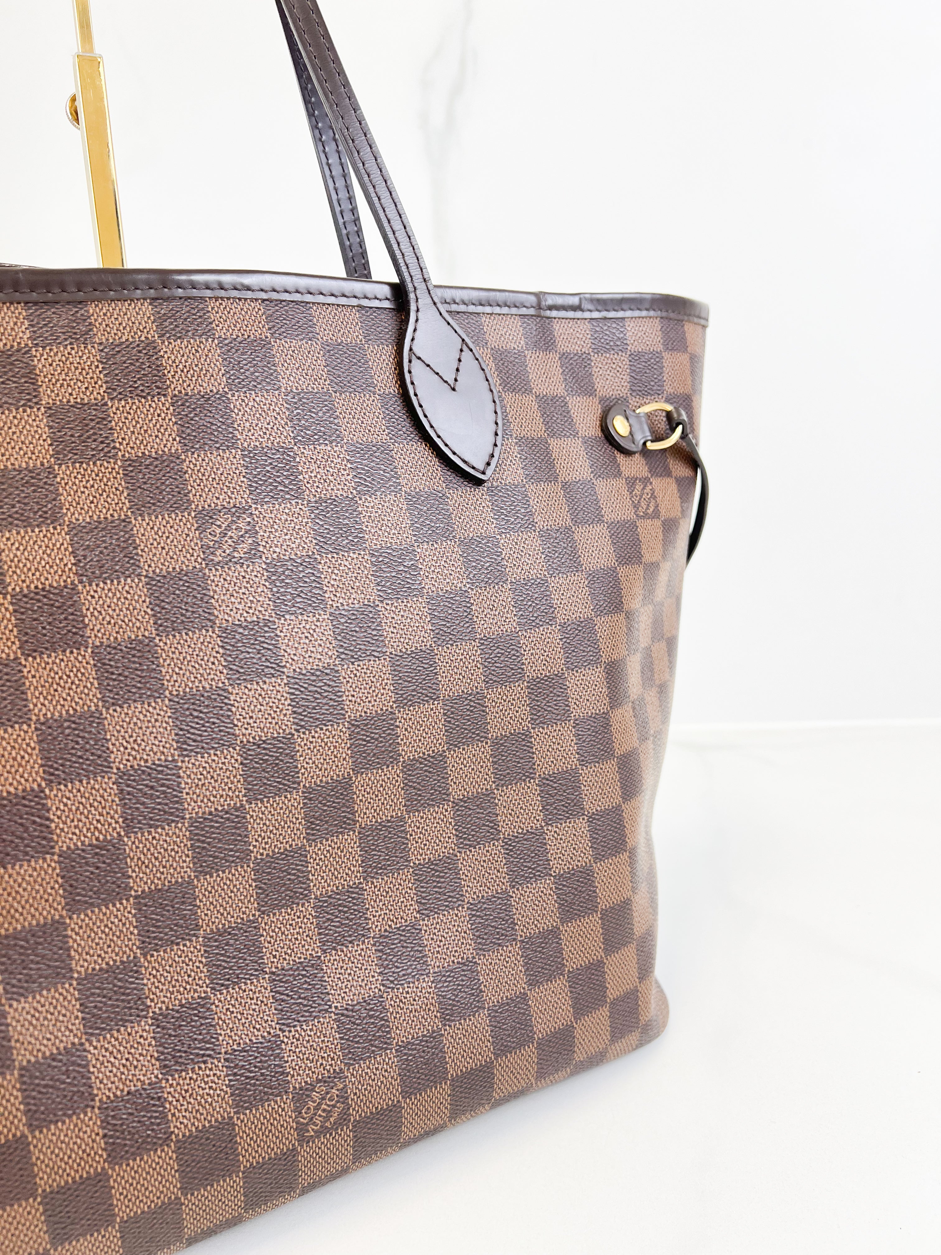 Louis Vuitton Damier Ebene Neverfull MM with Pouch
