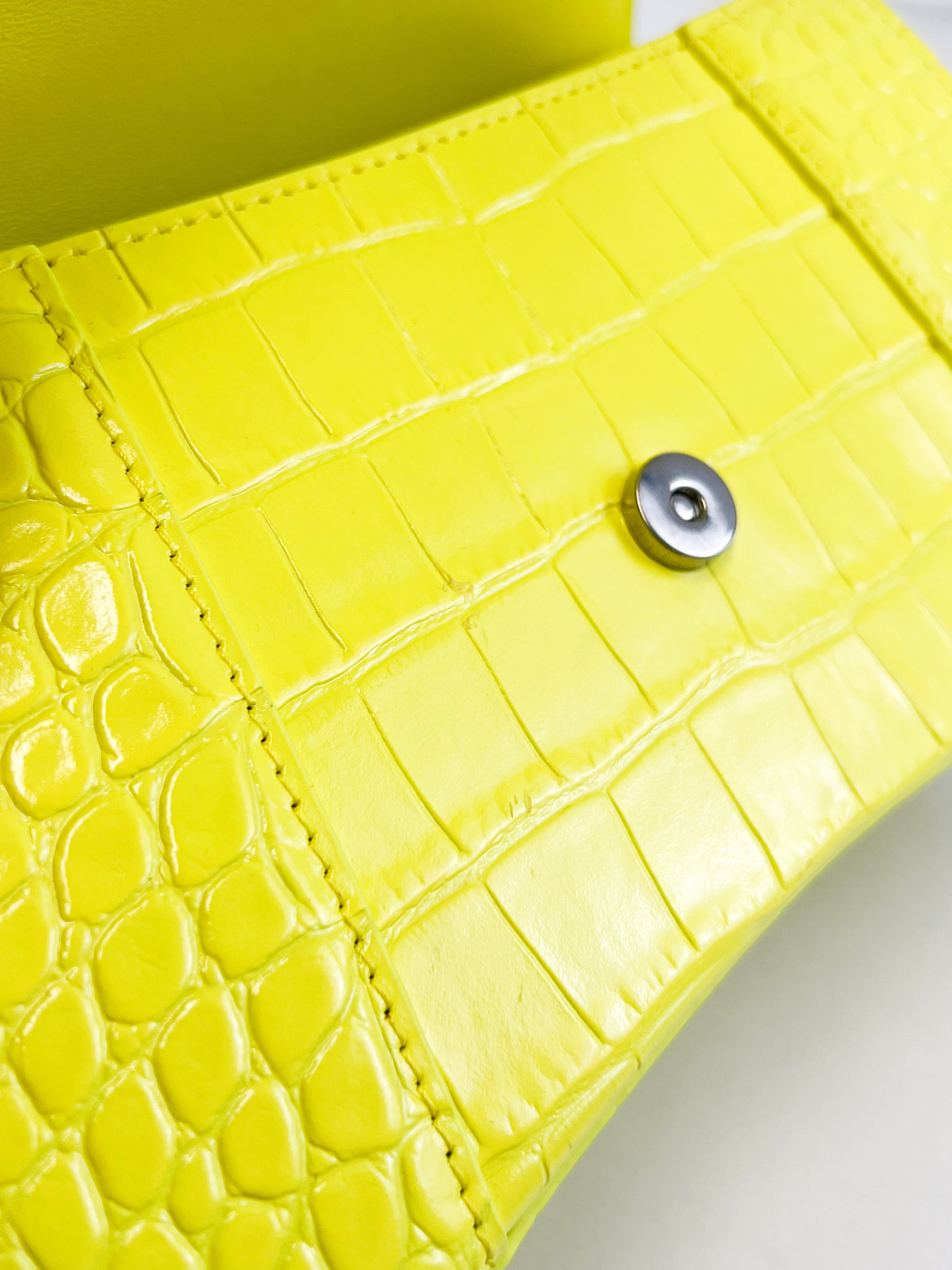 Balenciaga Small Croc Hourglass with SHW