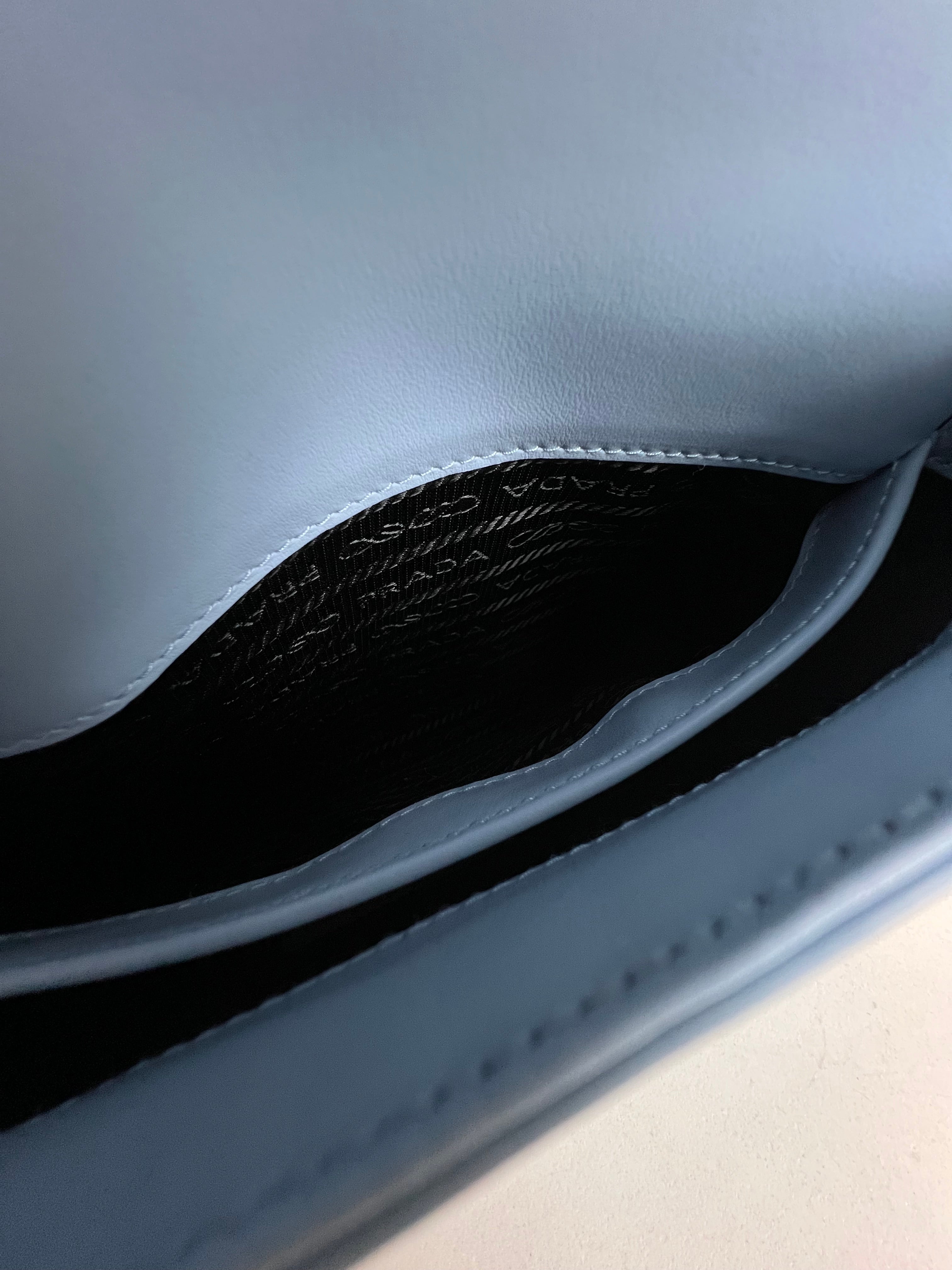 Prada Blue Small Cleo Shoulder Bag