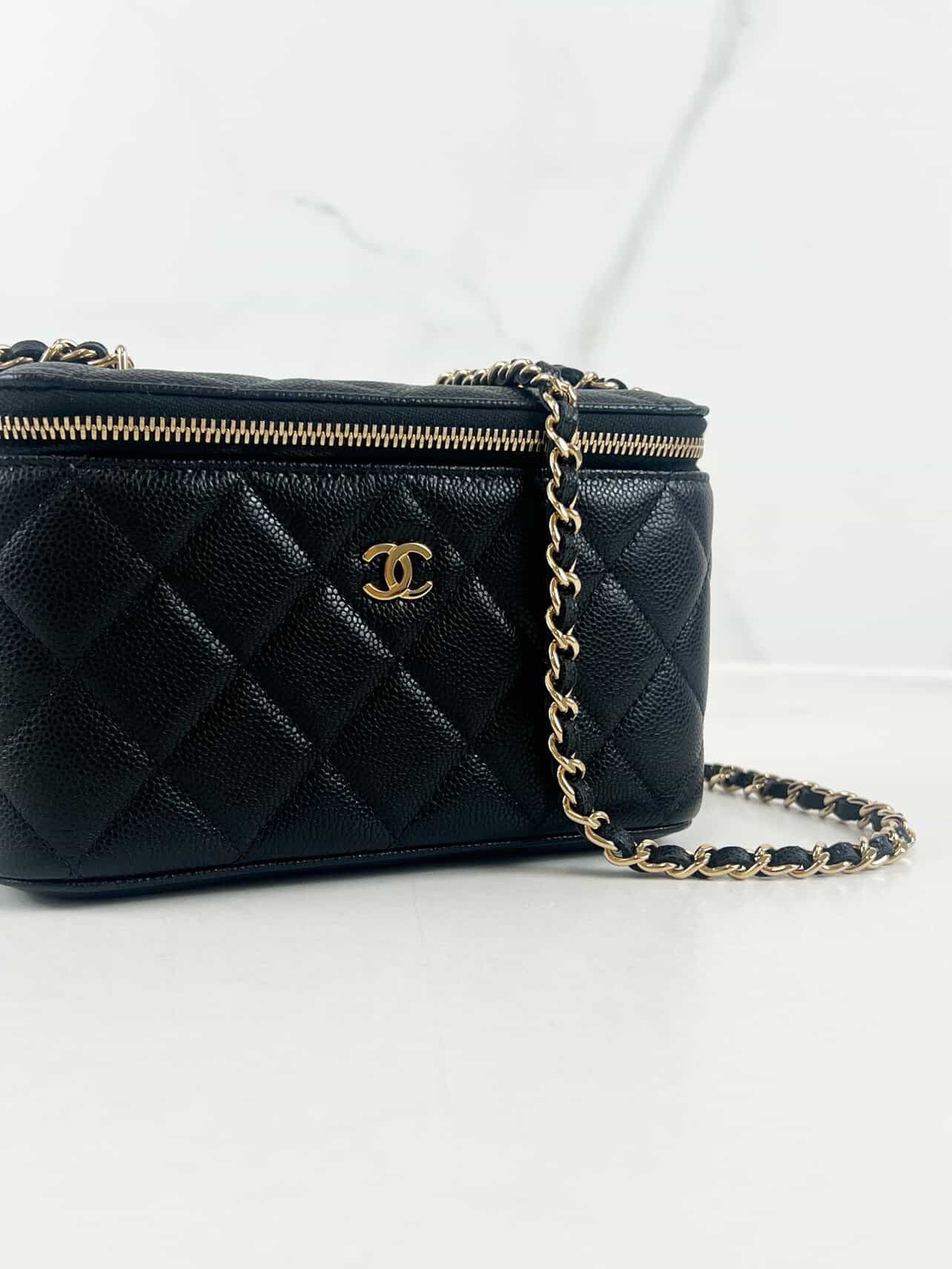 Chanel Vanity Small Caviar GHW