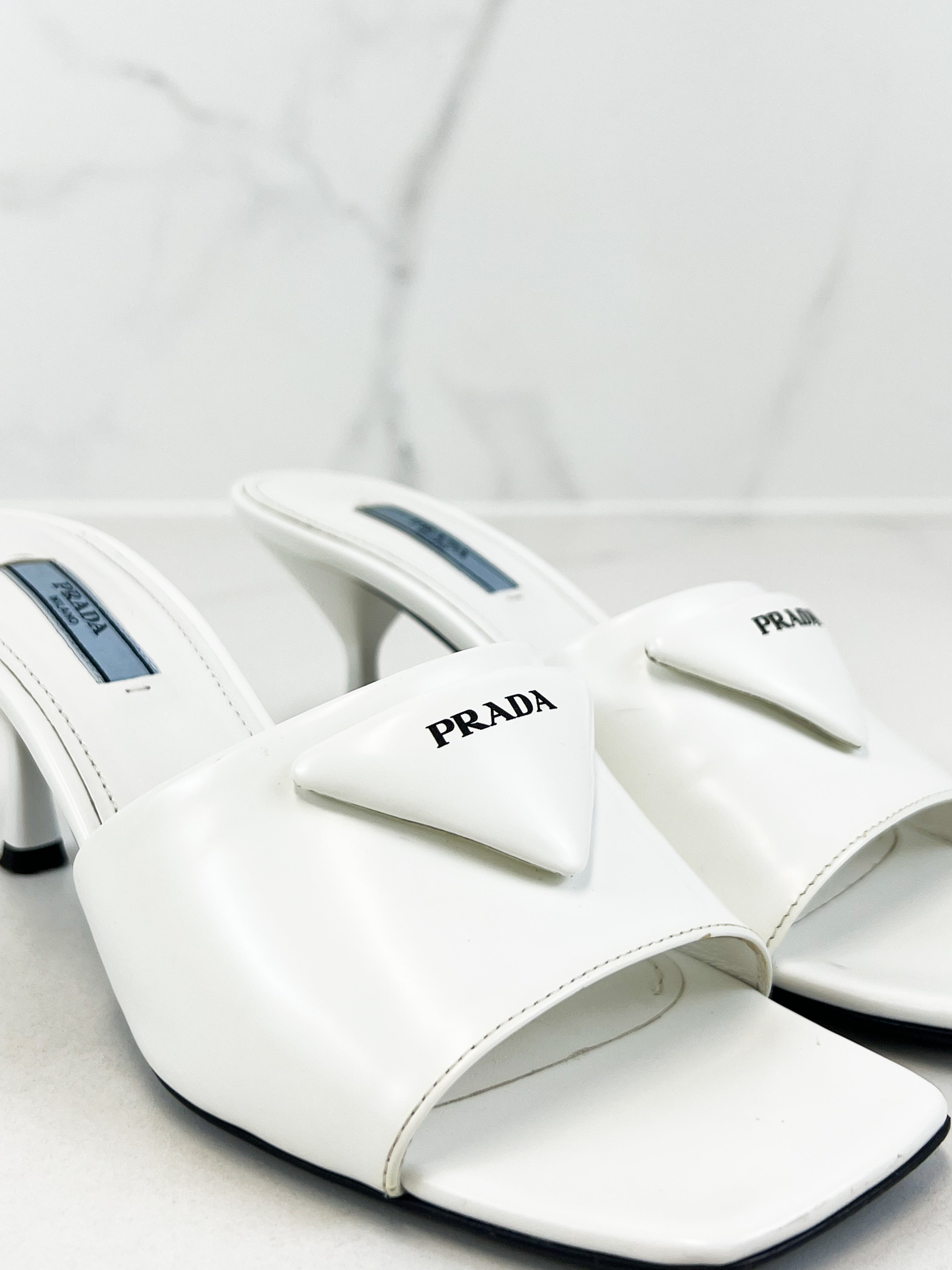 Prada Mule 75mm Size 37.5
