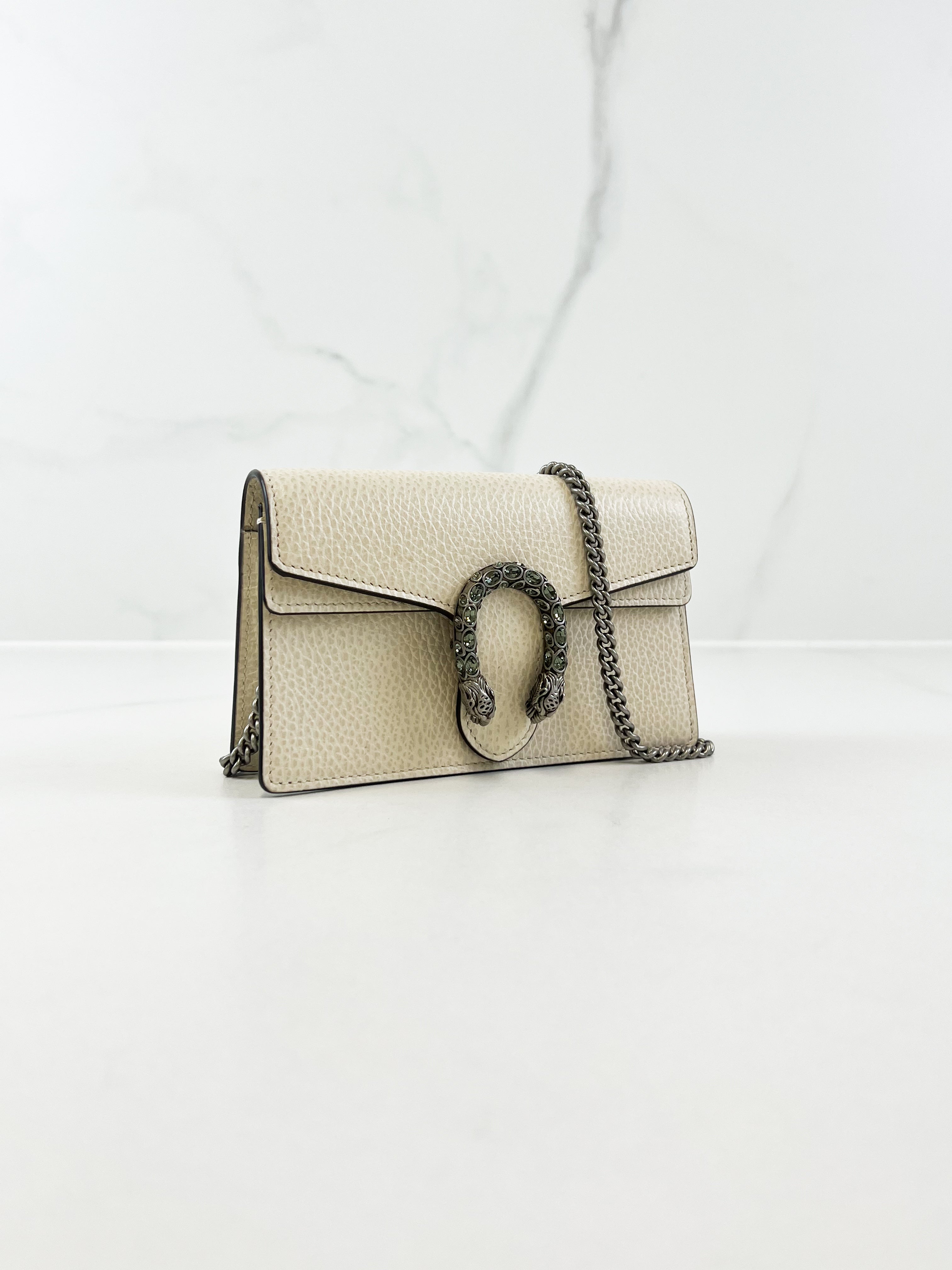Gucci Dionysus White Super Mini Bag