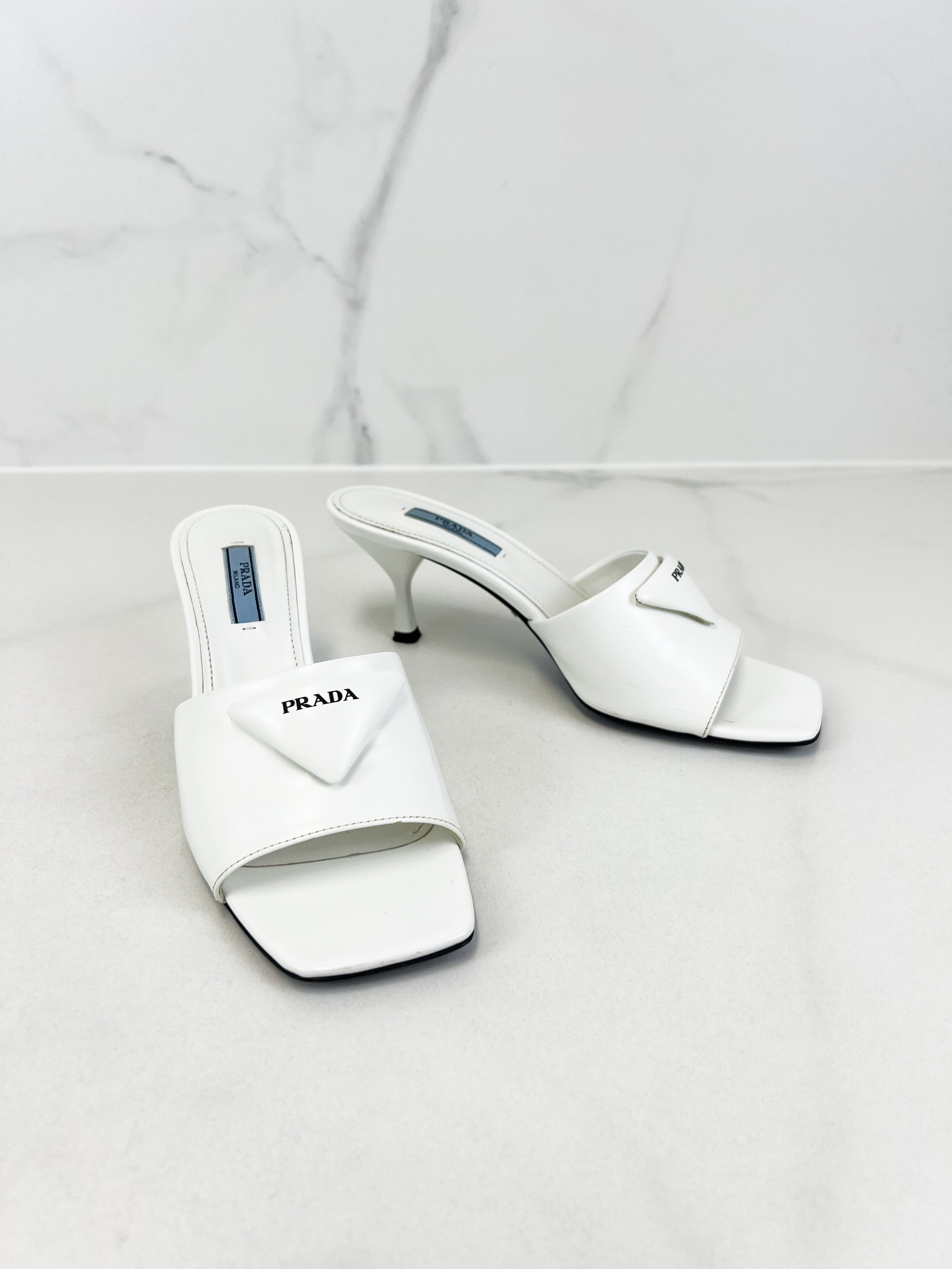 Prada Mule 75mm Size 37.5