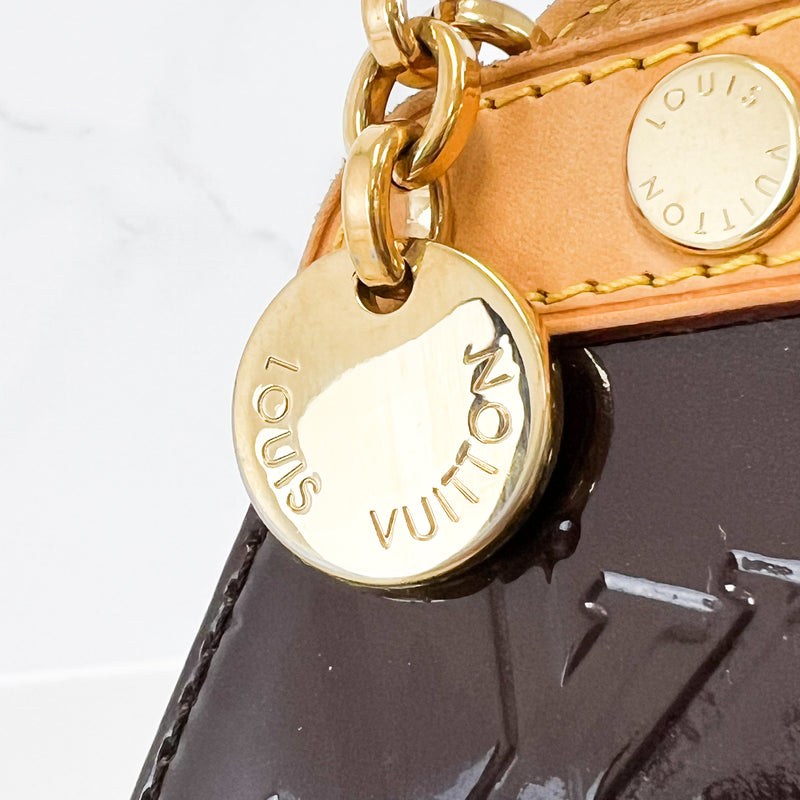 Louis Vuitton Patent Vernis Monogram Brea Bag