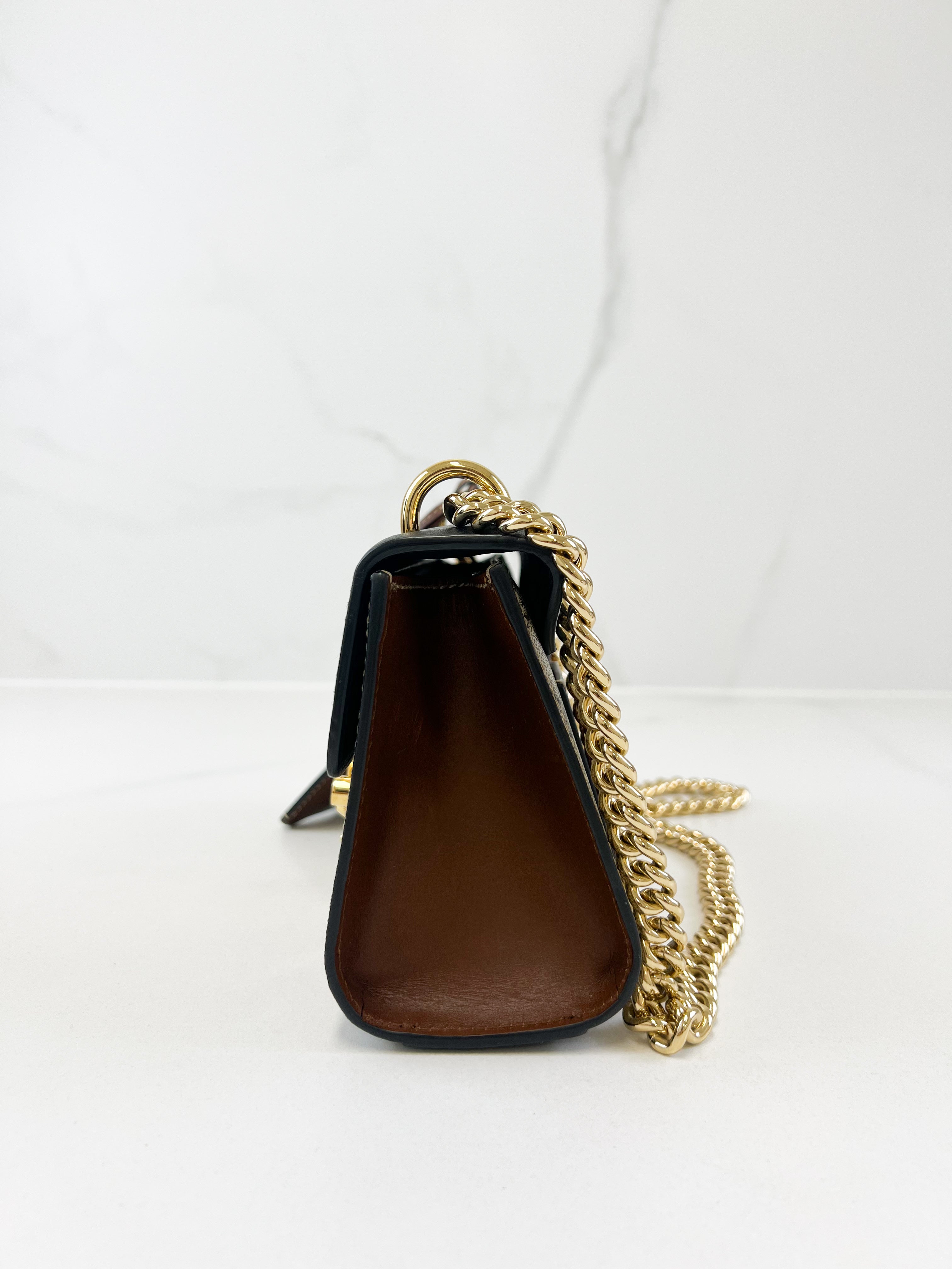 Gucci GG Supreme Small Padlock Shoulder Bag