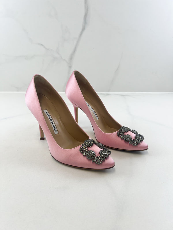 Manolo Blahnik Hangisi Pump 100mm