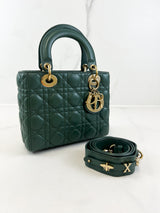 Christian Dior Small Lady Dior Teal