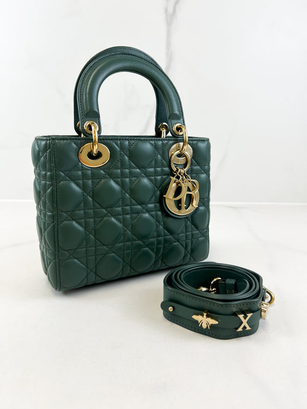 Christian Dior Small Lady Dior Teal