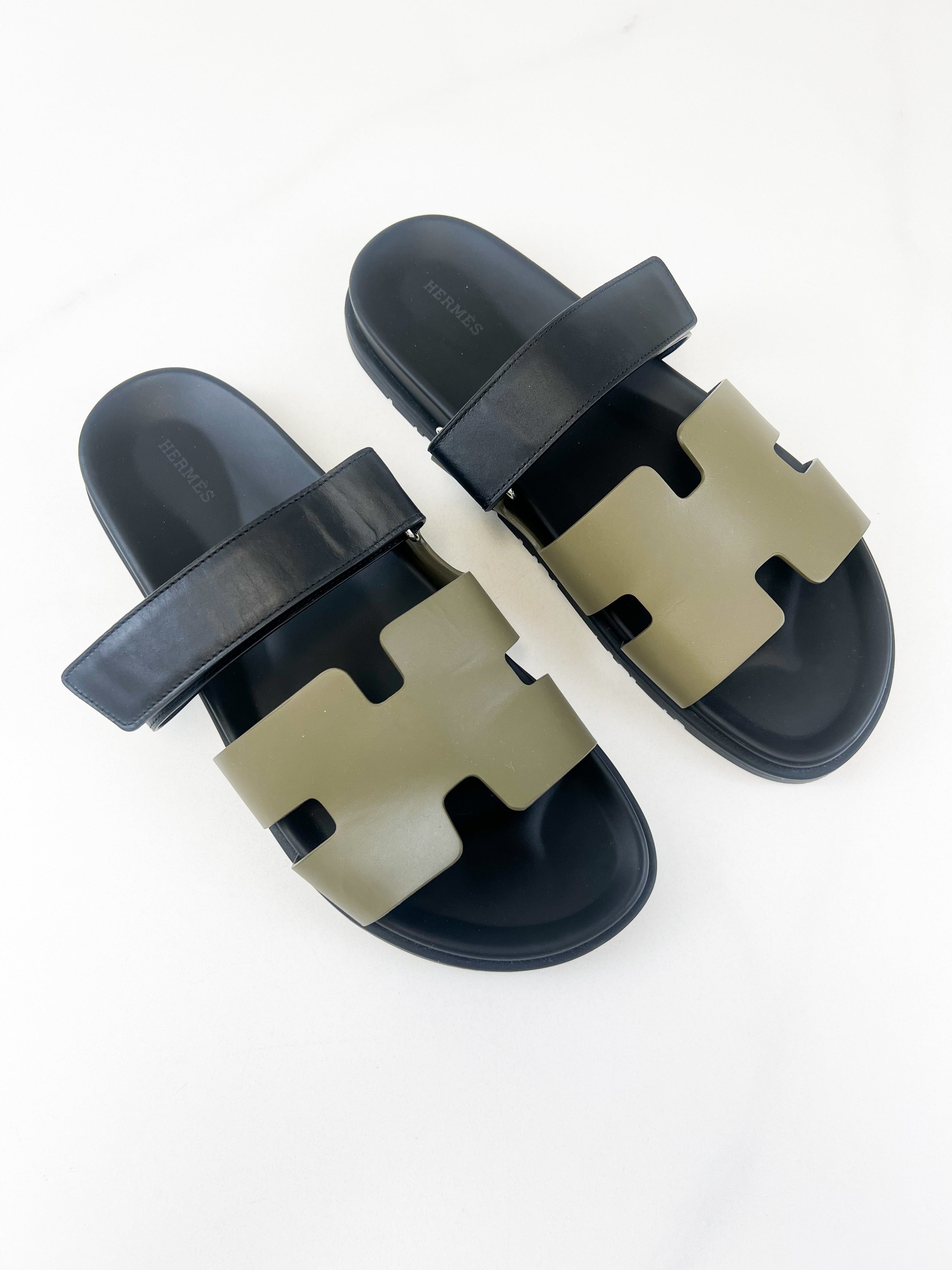 Hermes Chypre Sandals Size 41 Men's
