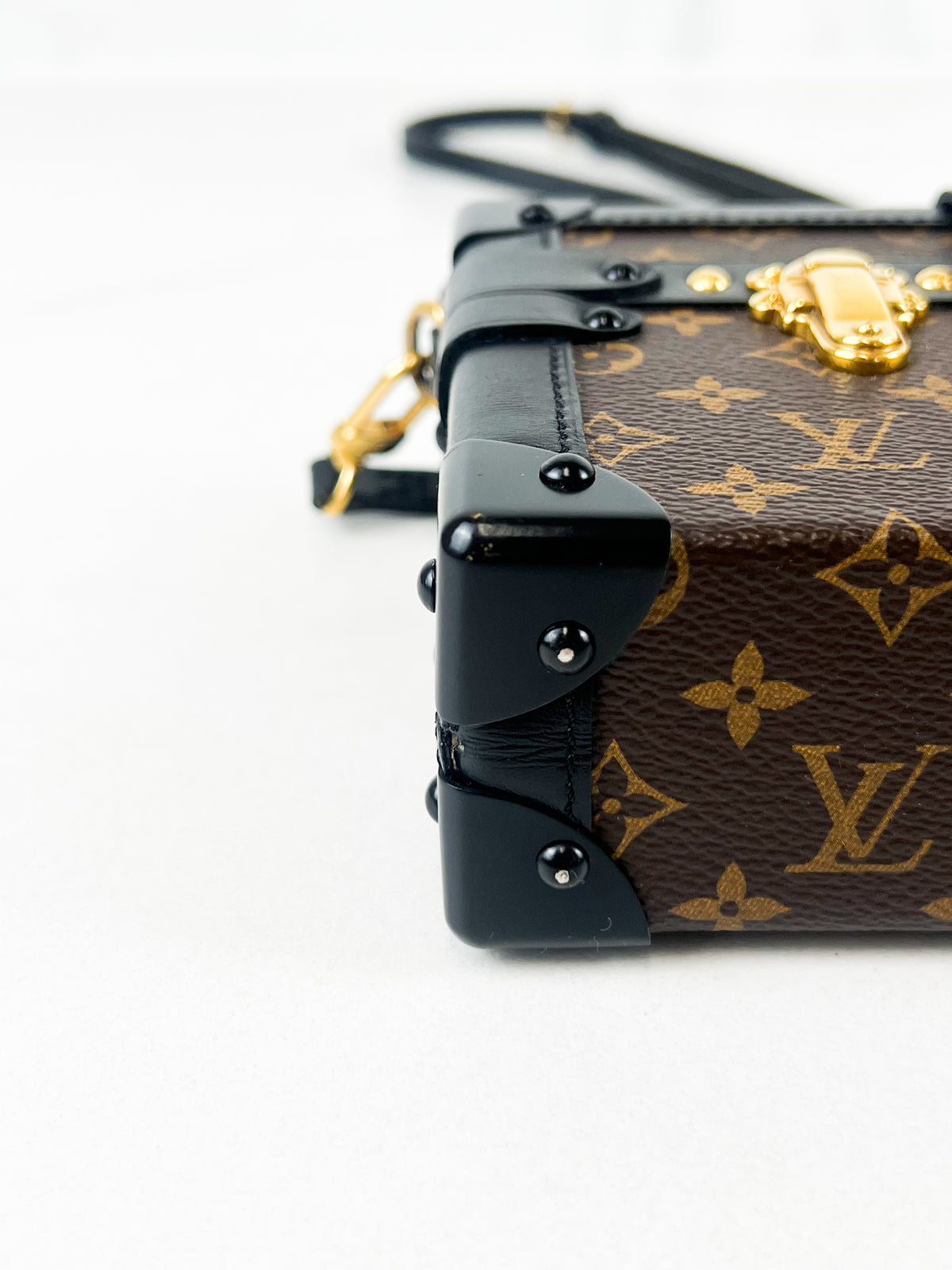 Louis Vuitton Monogram Canvas Petite Malle Clutch Bag