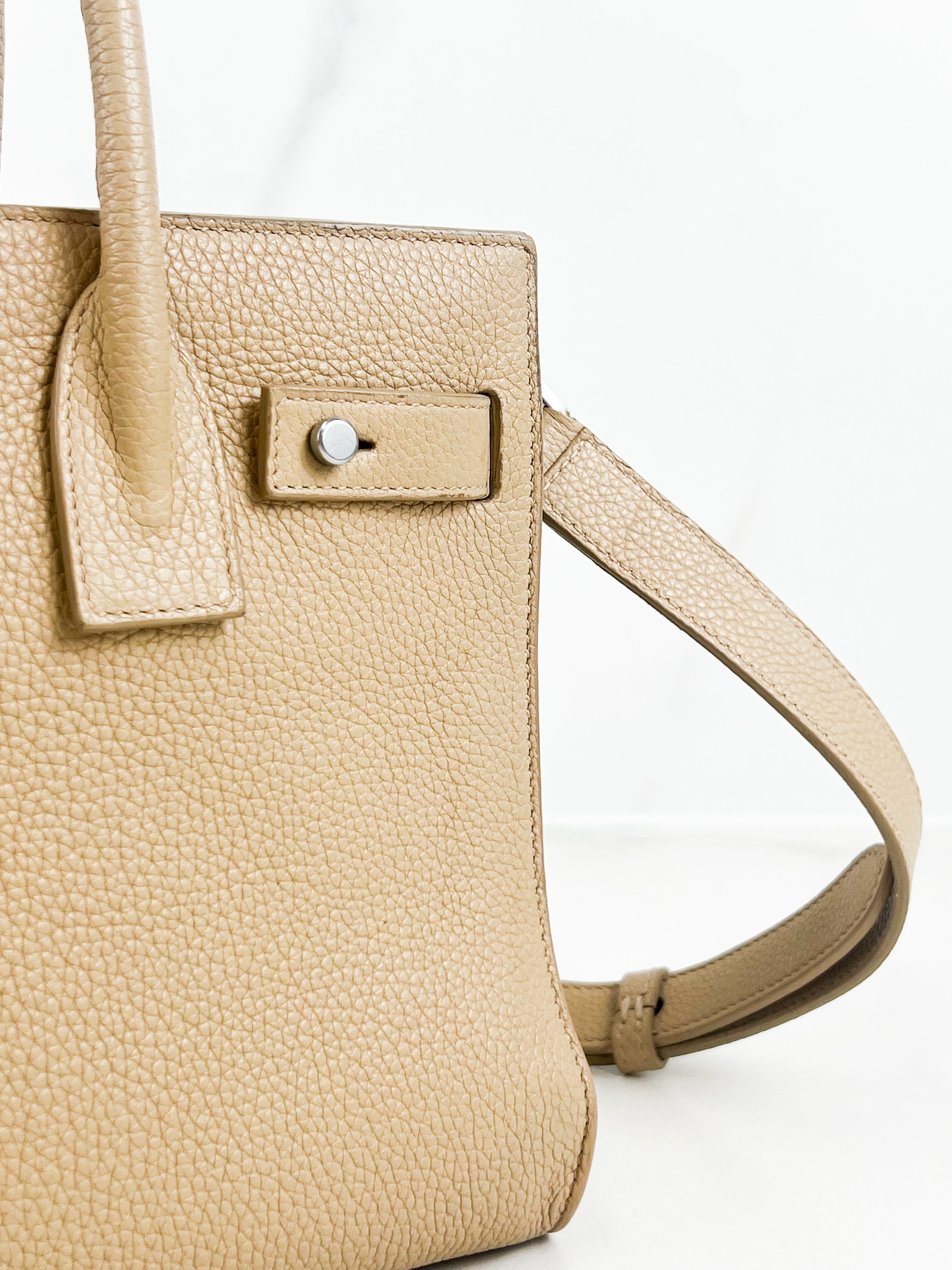 Saint Laurent Sac De Jour in Beige