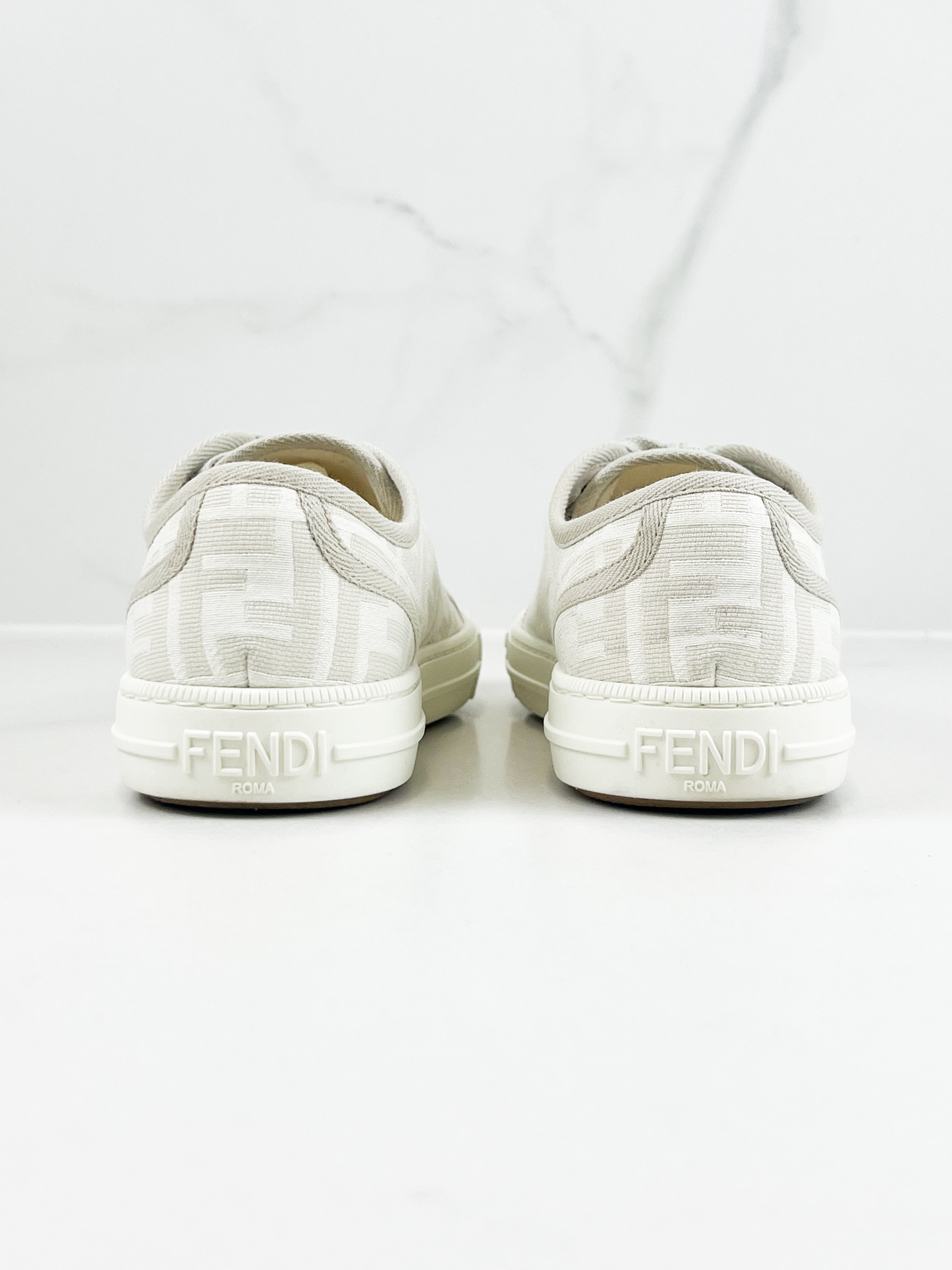 Fendi Domino FF Fabric Low-Top Sneaker