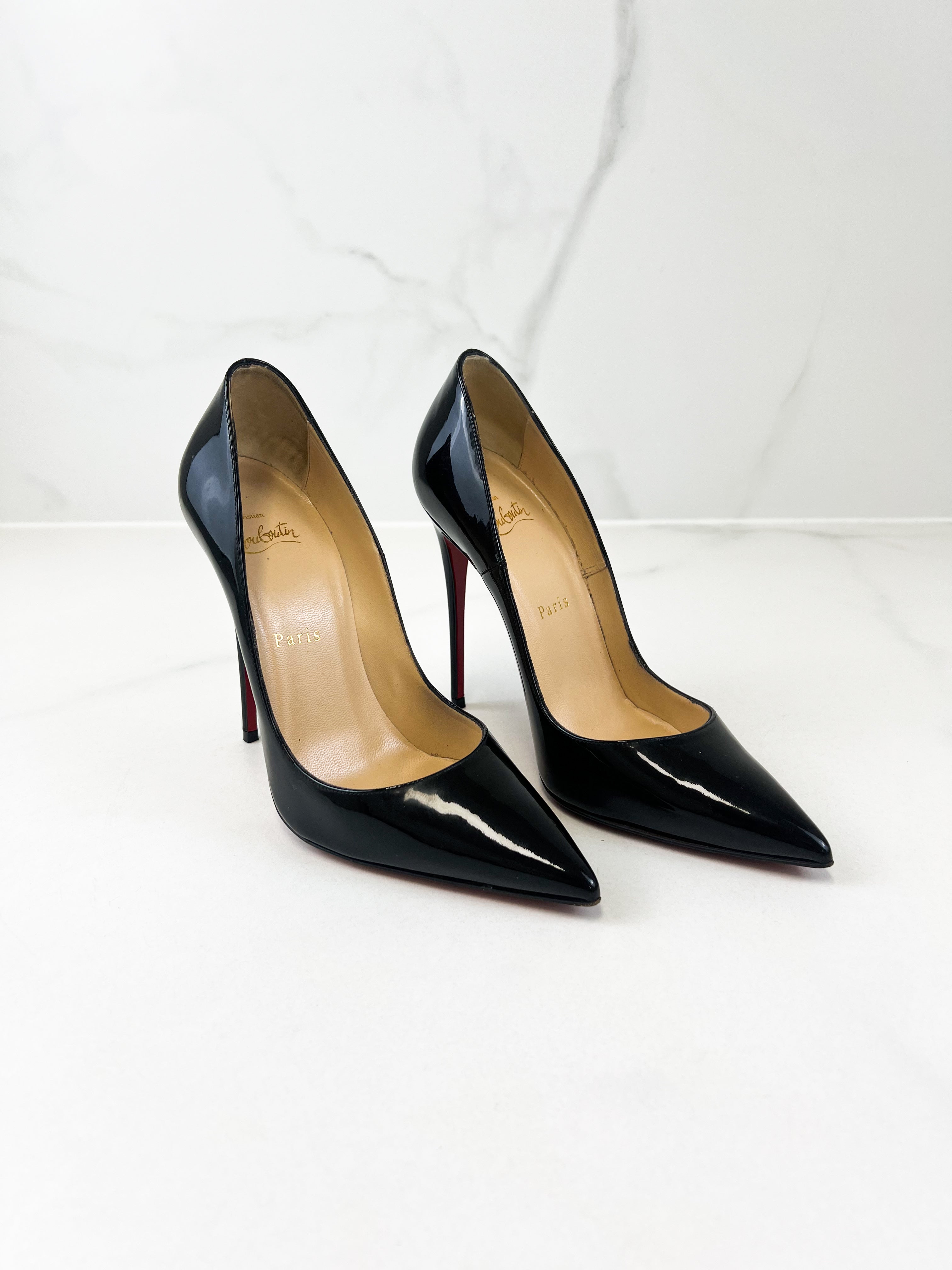 Christian Louboutin Black So Kate 120 Size 37.5