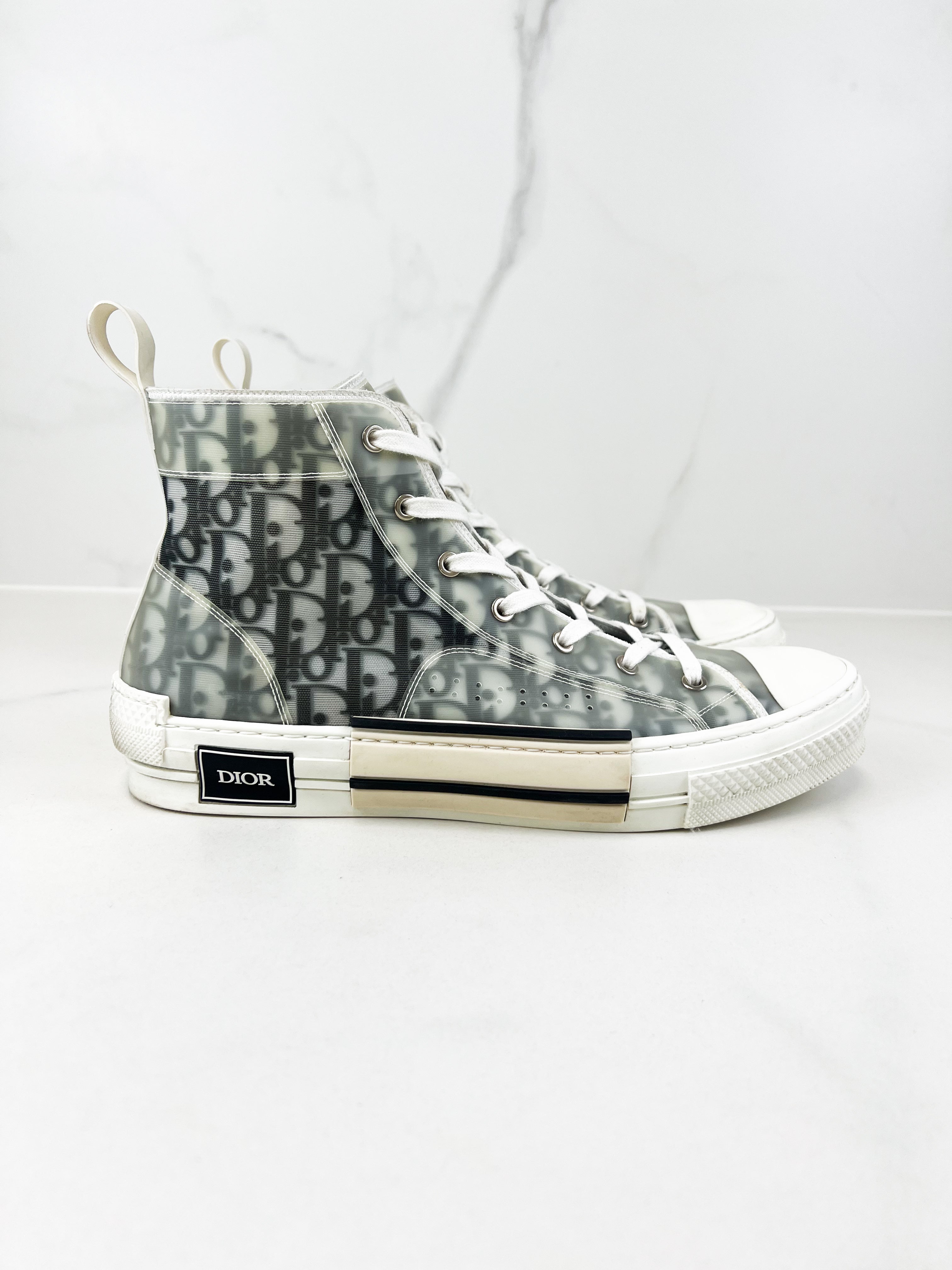Christian Dior Mens B23 High-Top Sneaker Size 45