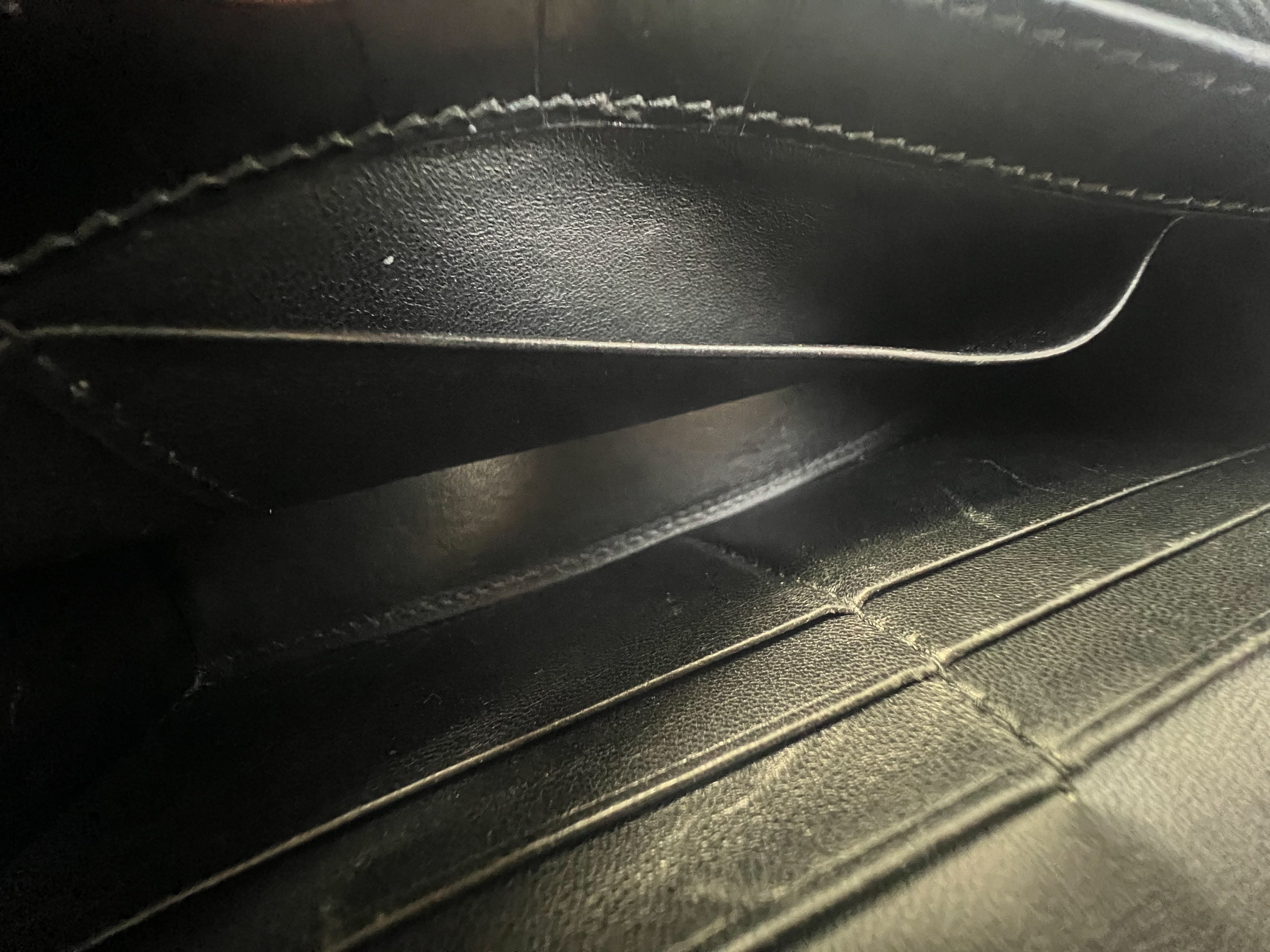 Balenciaga Black Croc Hourglass