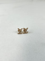 Louis Vuitton Iconic Crystal LV Studs