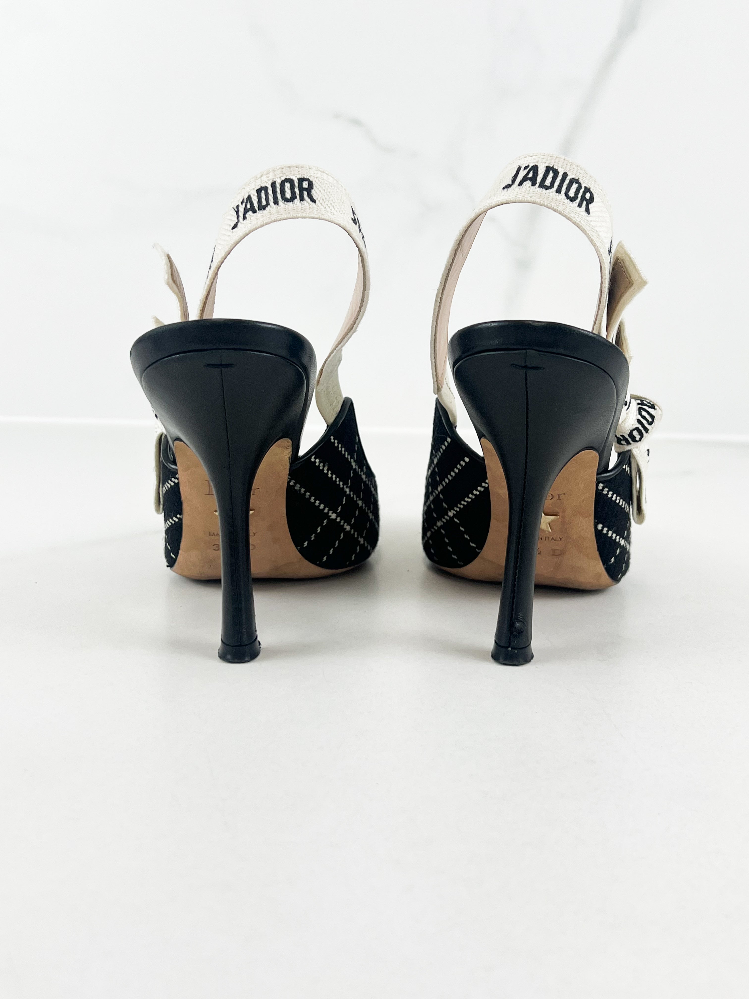 Christian Dior J'adior Slingback Heels Size 38.5